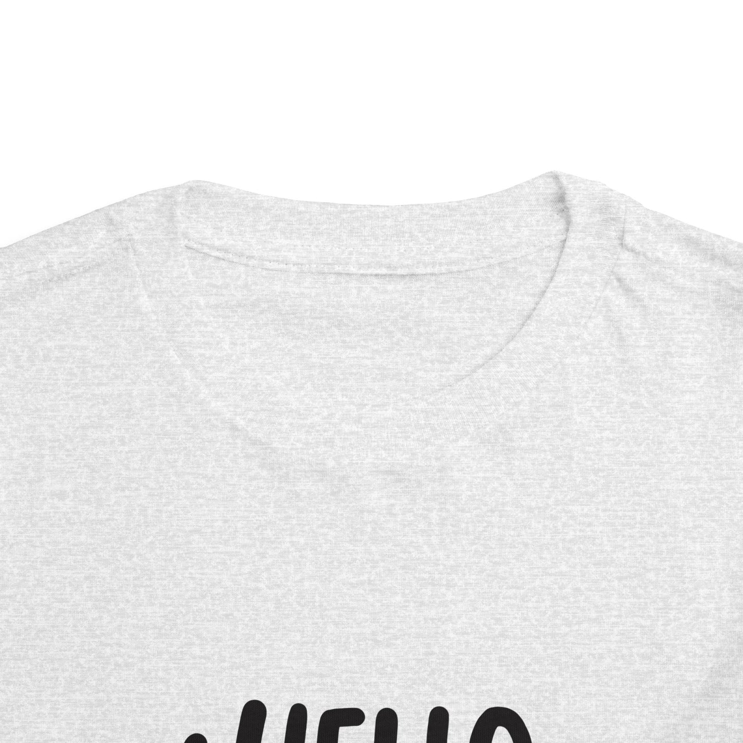 Hello First Day School Toddler Short Sleeve Tee