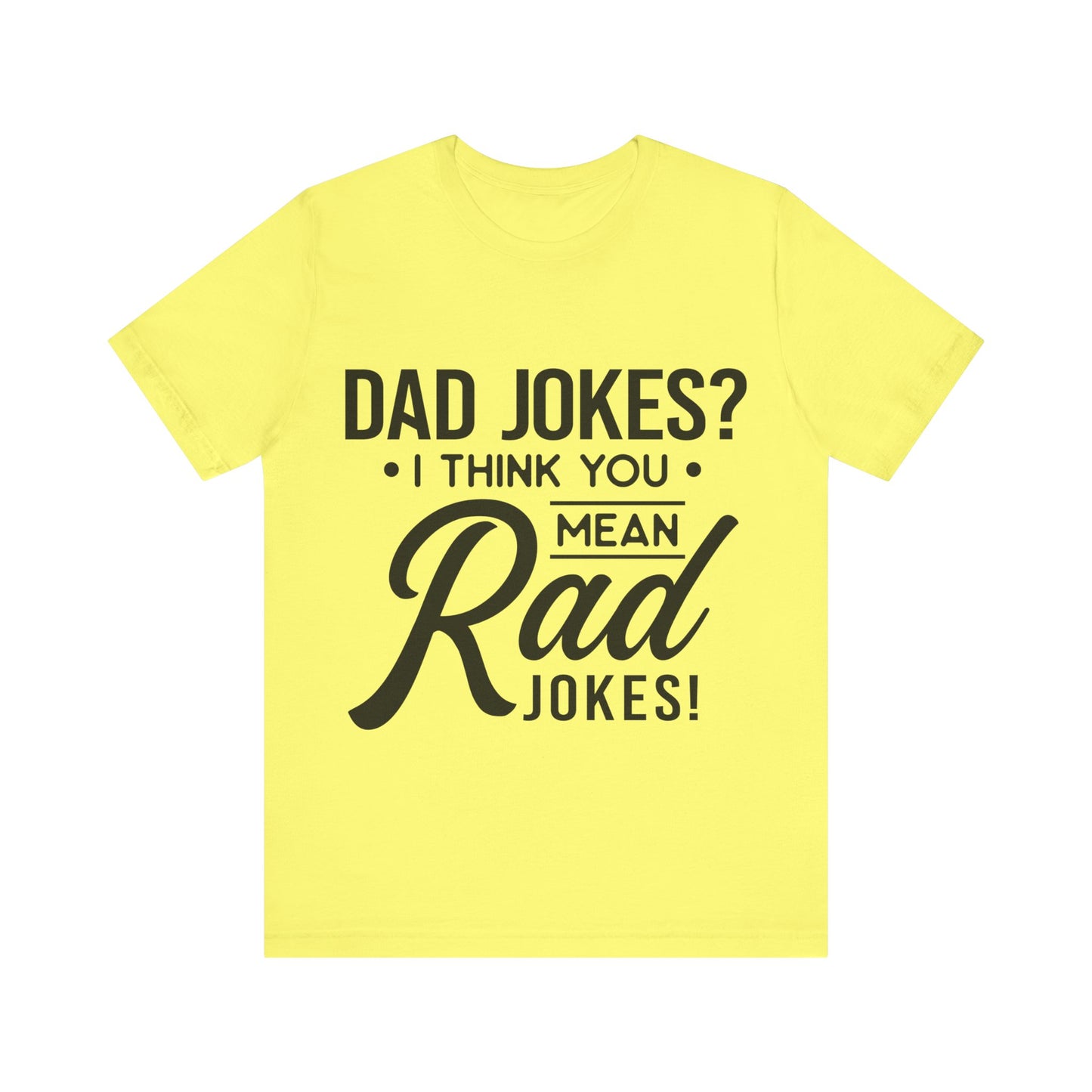 Dad Jokes Jersey Short Sleeve Tee