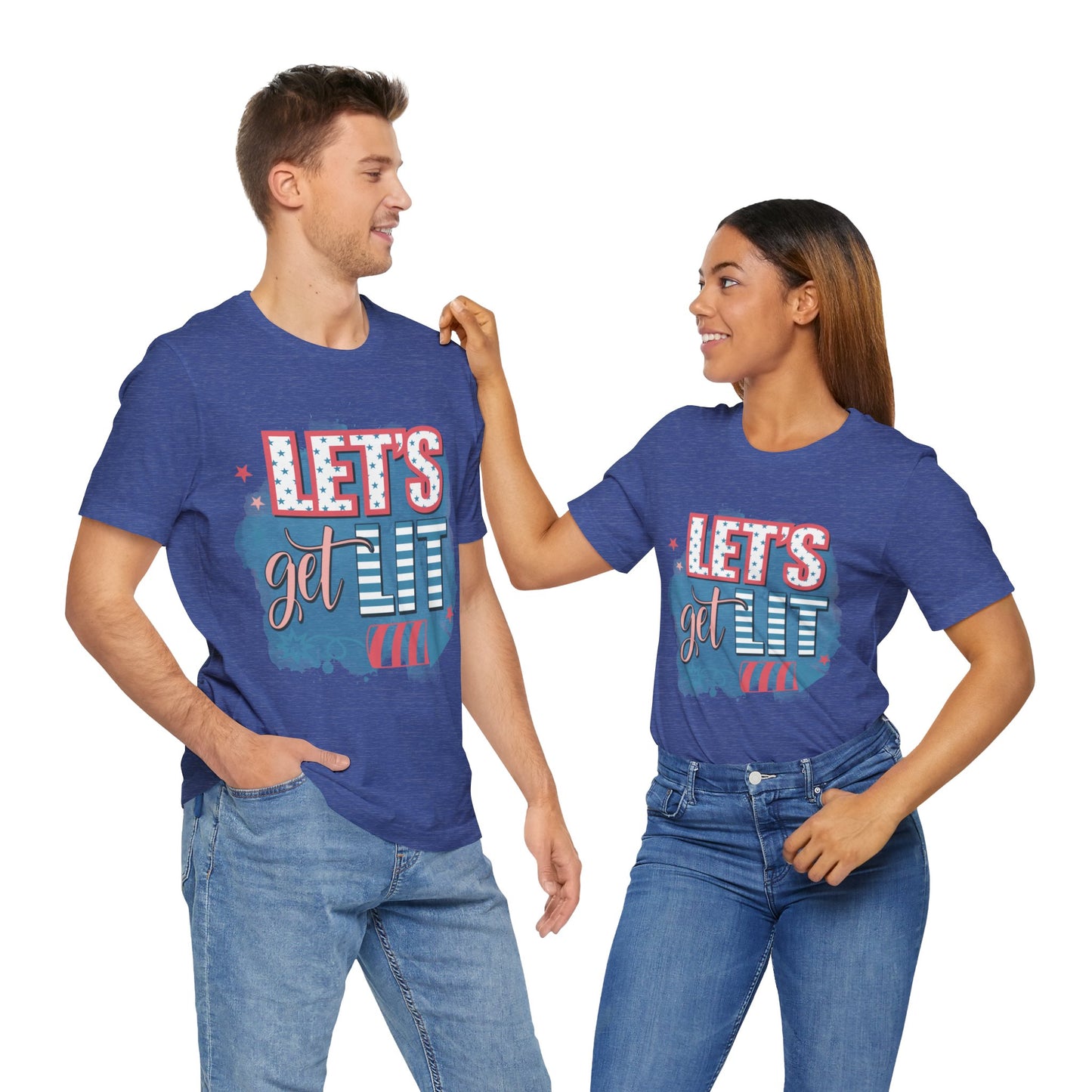 Lets Get Lit Jersey Short Sleeve Tee