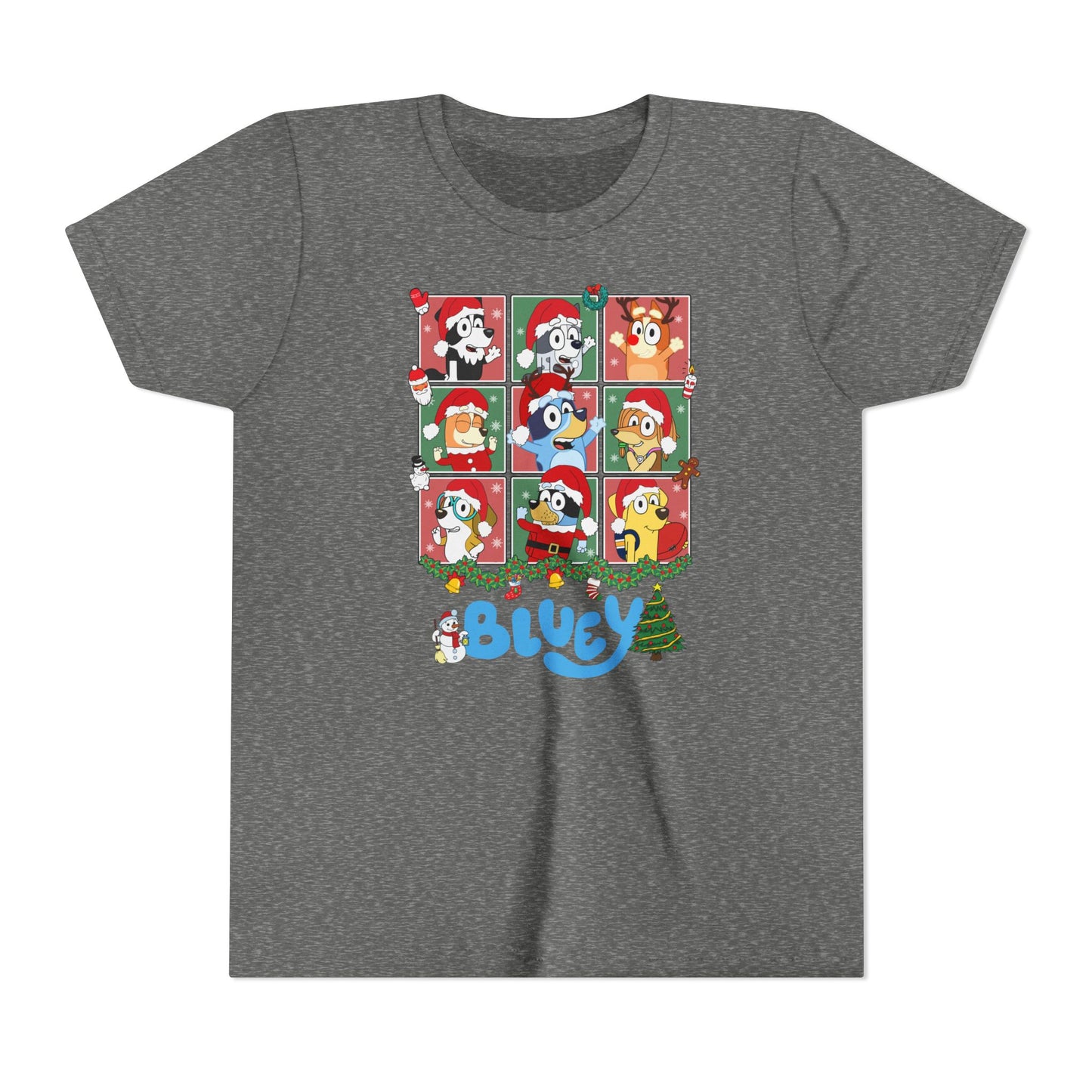 Christmas Polaroids Youth Short Sleeve Tee