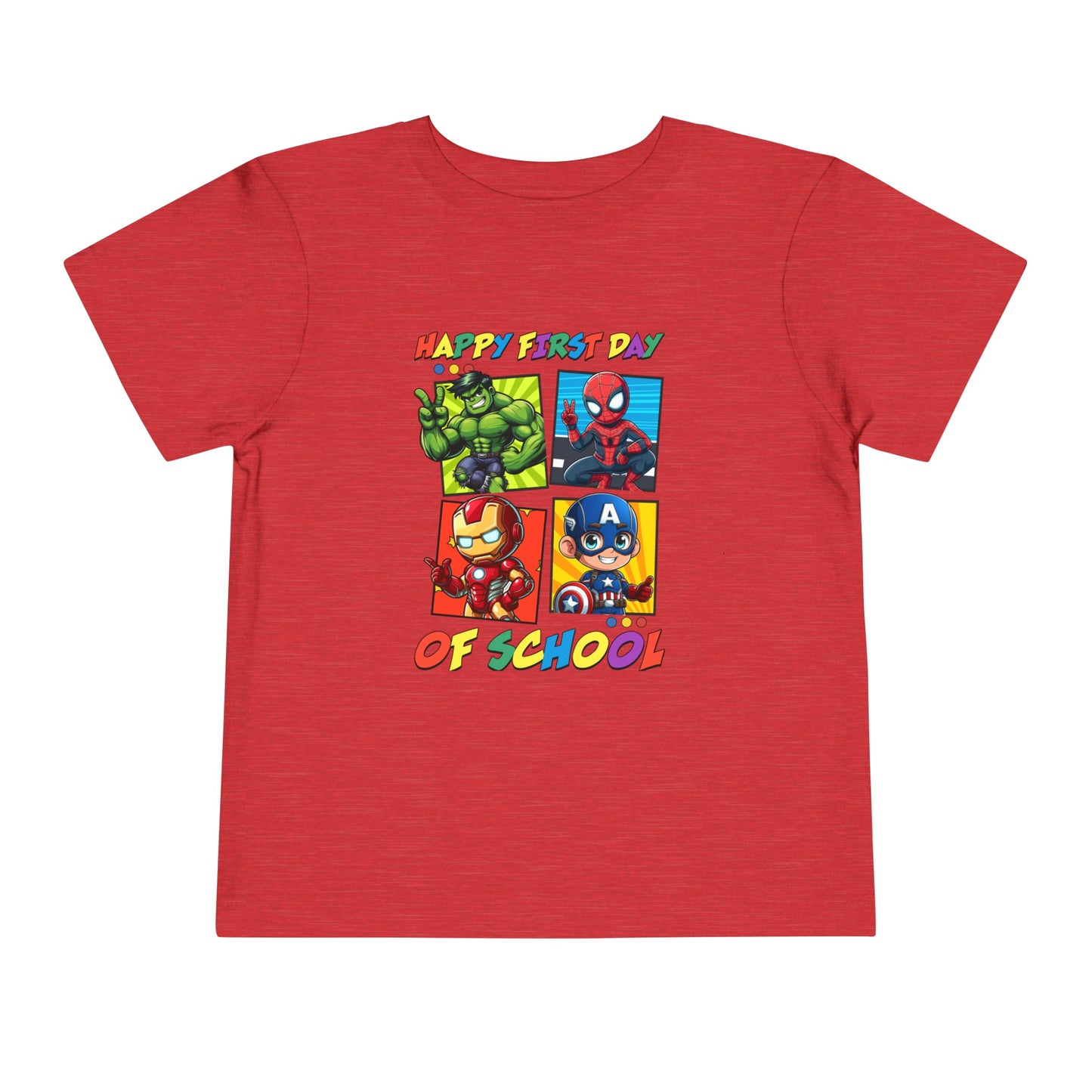 Happy First Day of School Toddler Short Sleeve Tee