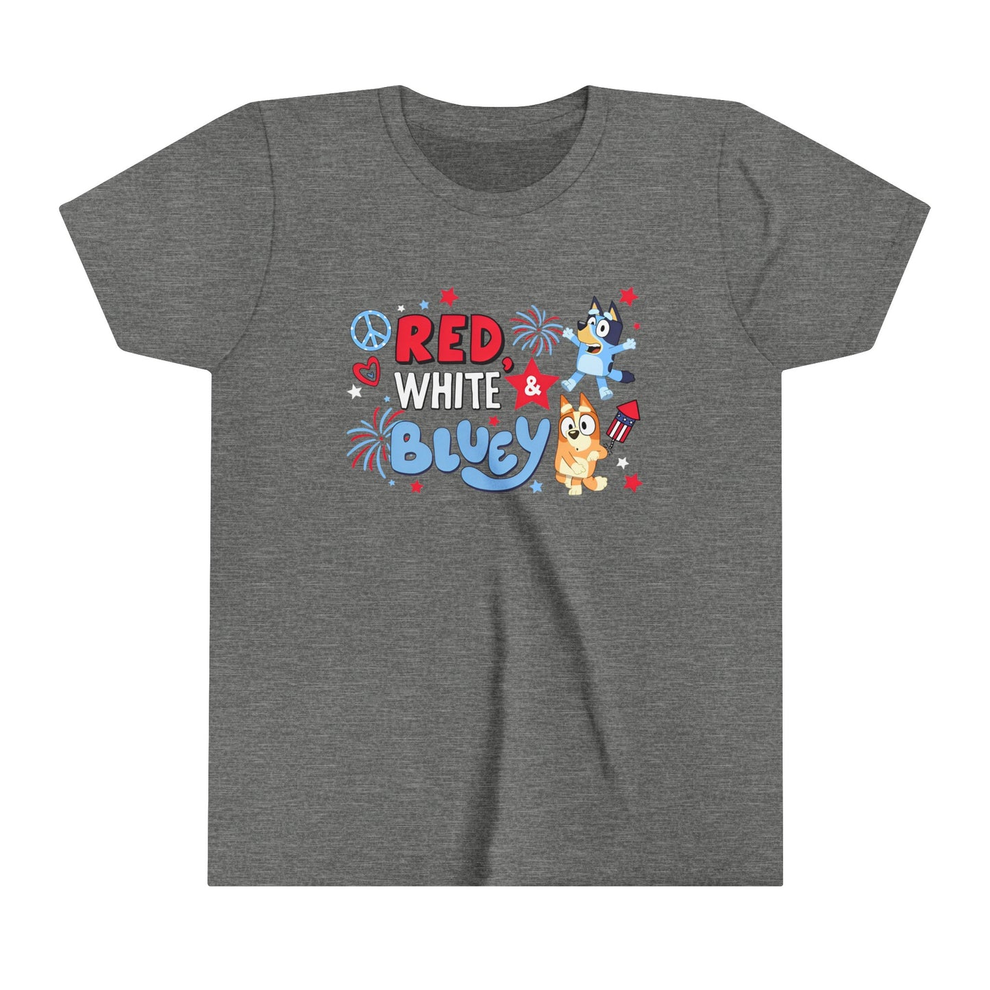 Red, White & Bluey Youth Short Sleeve Tee