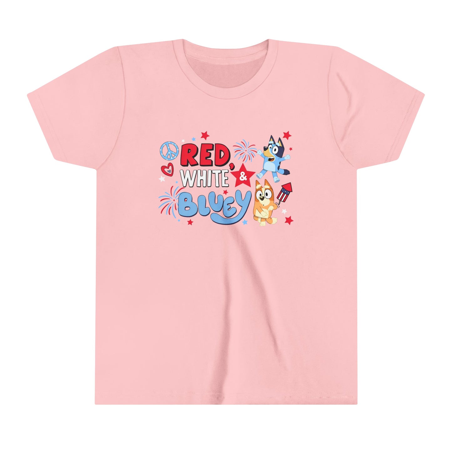Red, White & Bluey Youth Short Sleeve Tee
