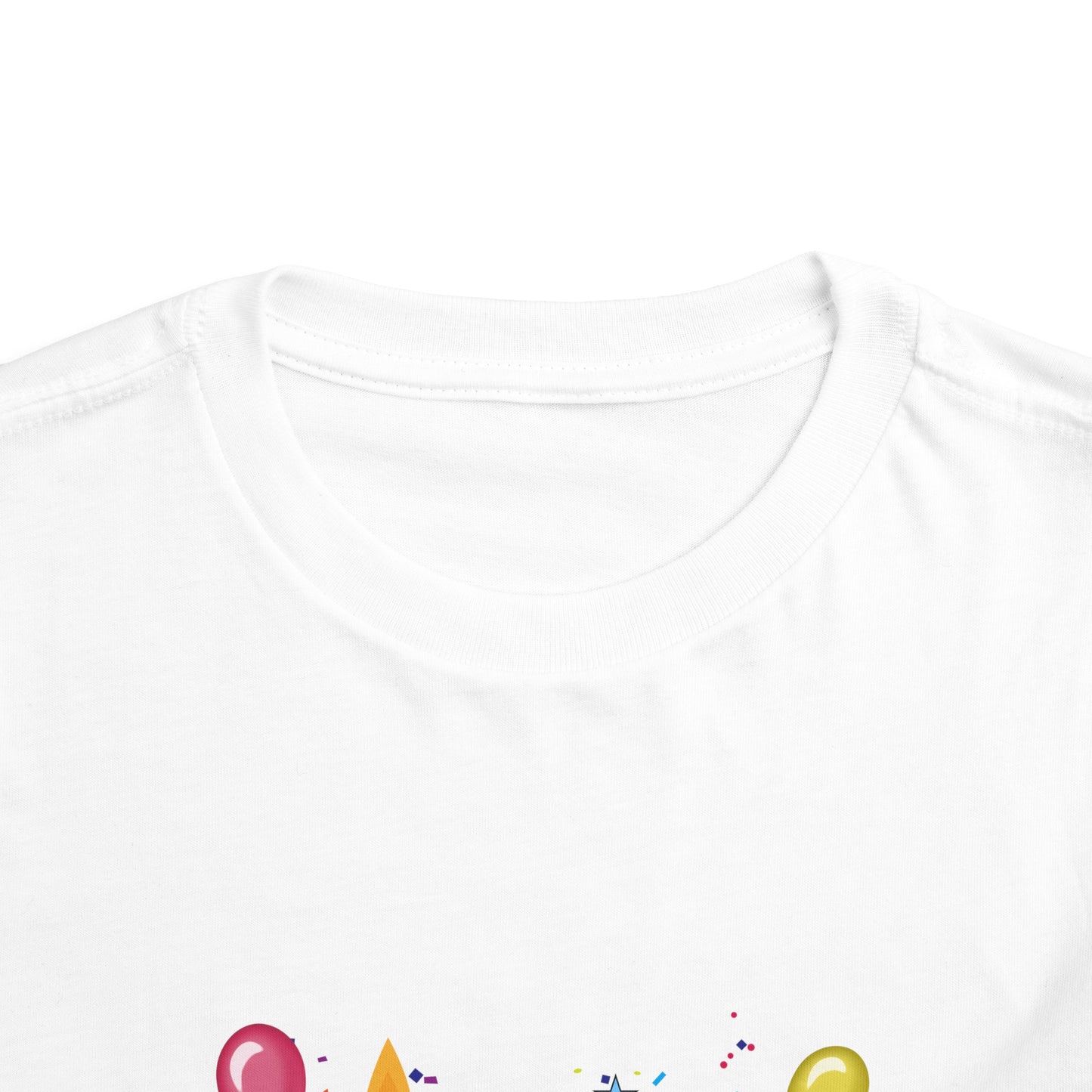 6th Birthday Toddler Short Sleeve Tee