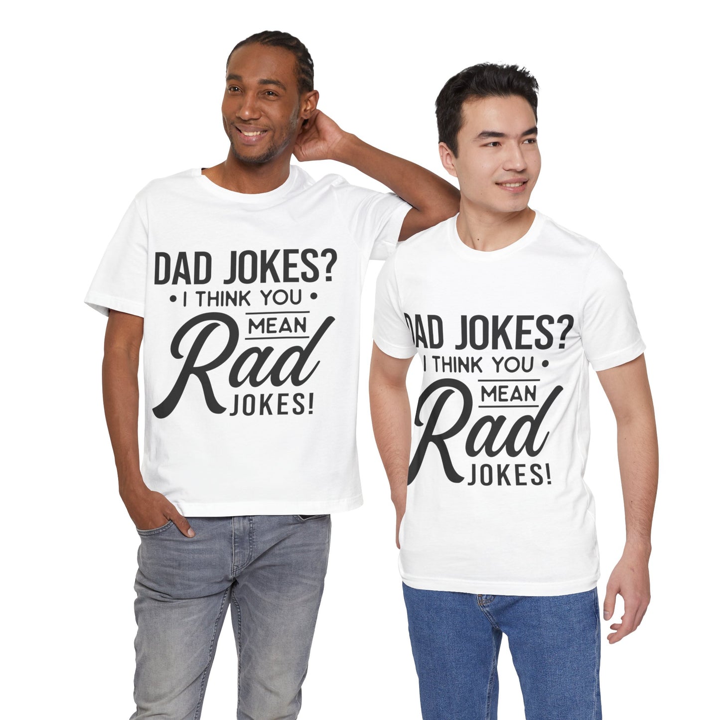 Dad Jokes Jersey Short Sleeve Tee