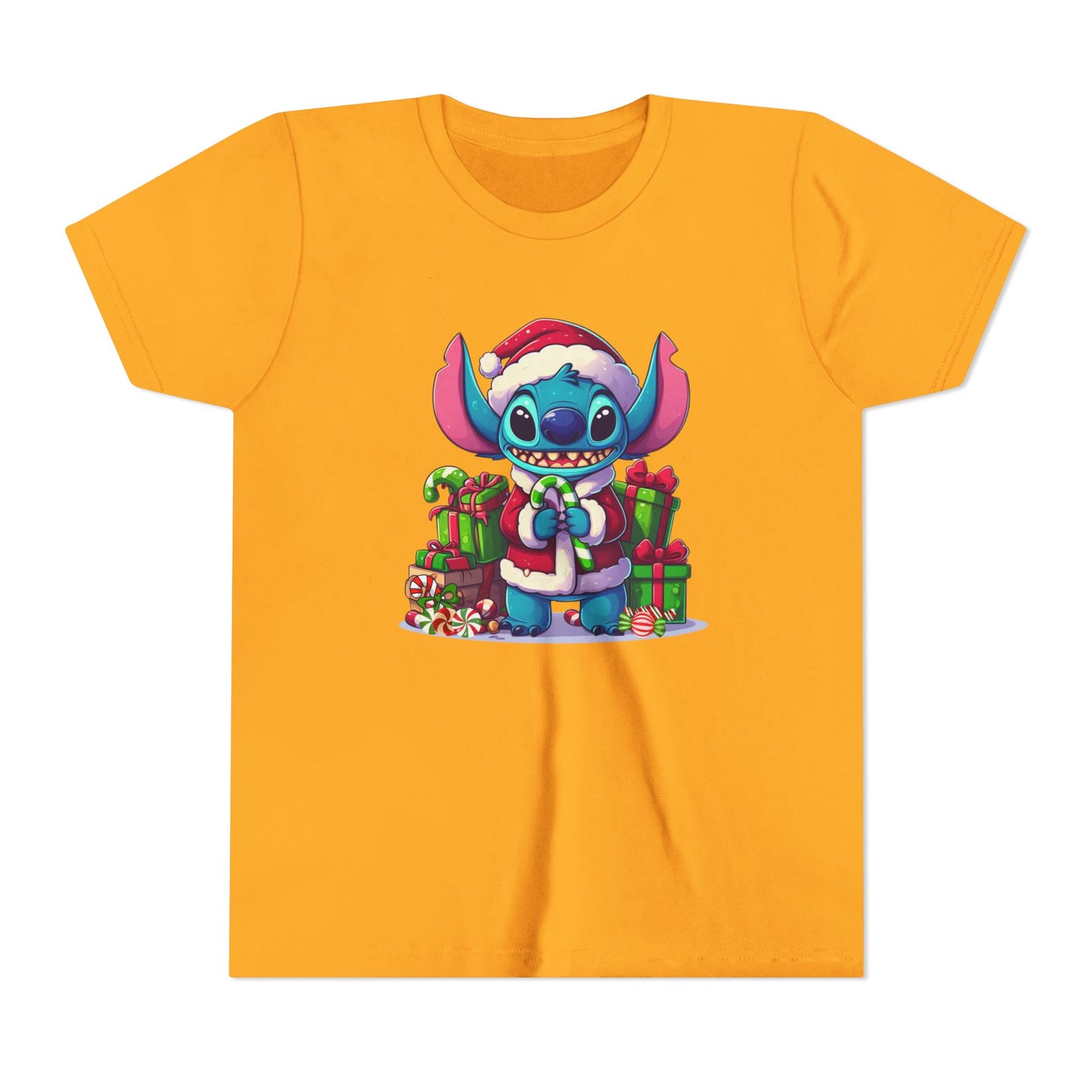 Christmas-Stitch Youth Short Sleeve Tee