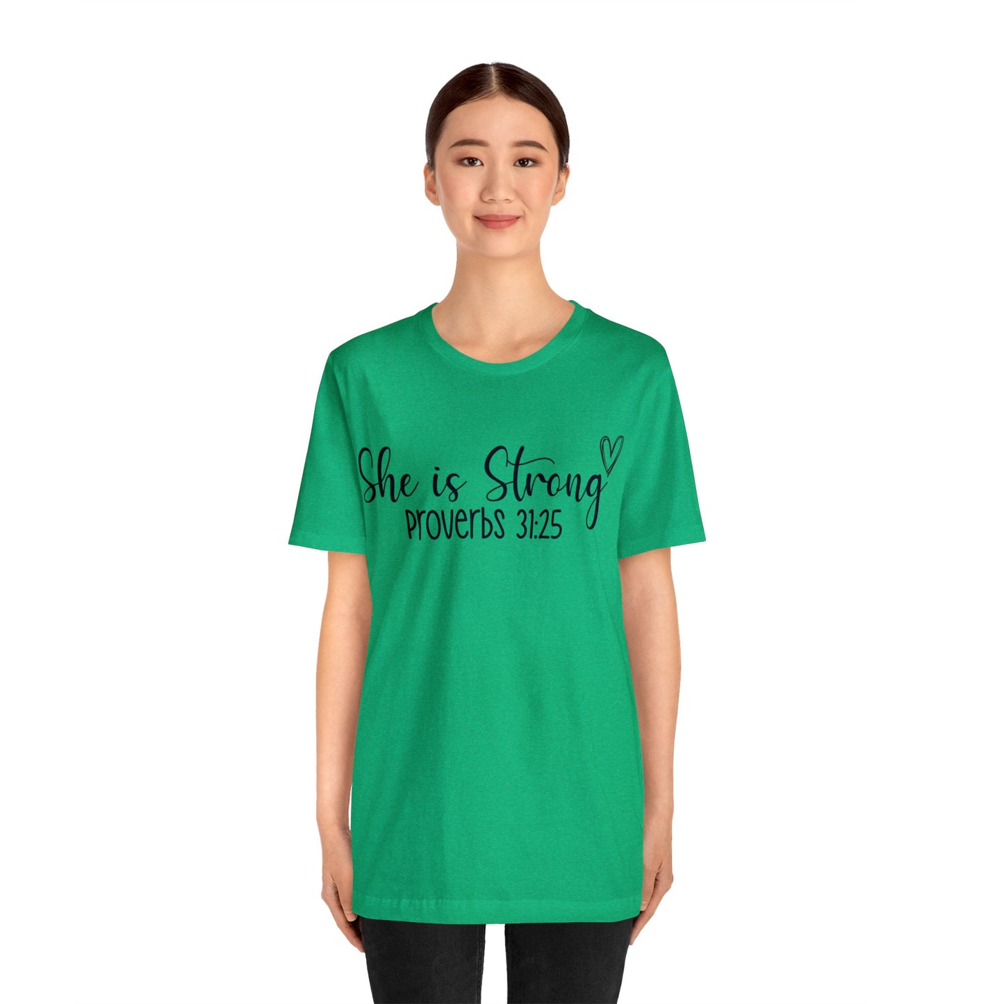 She is Strong Short sleeve Tshirt