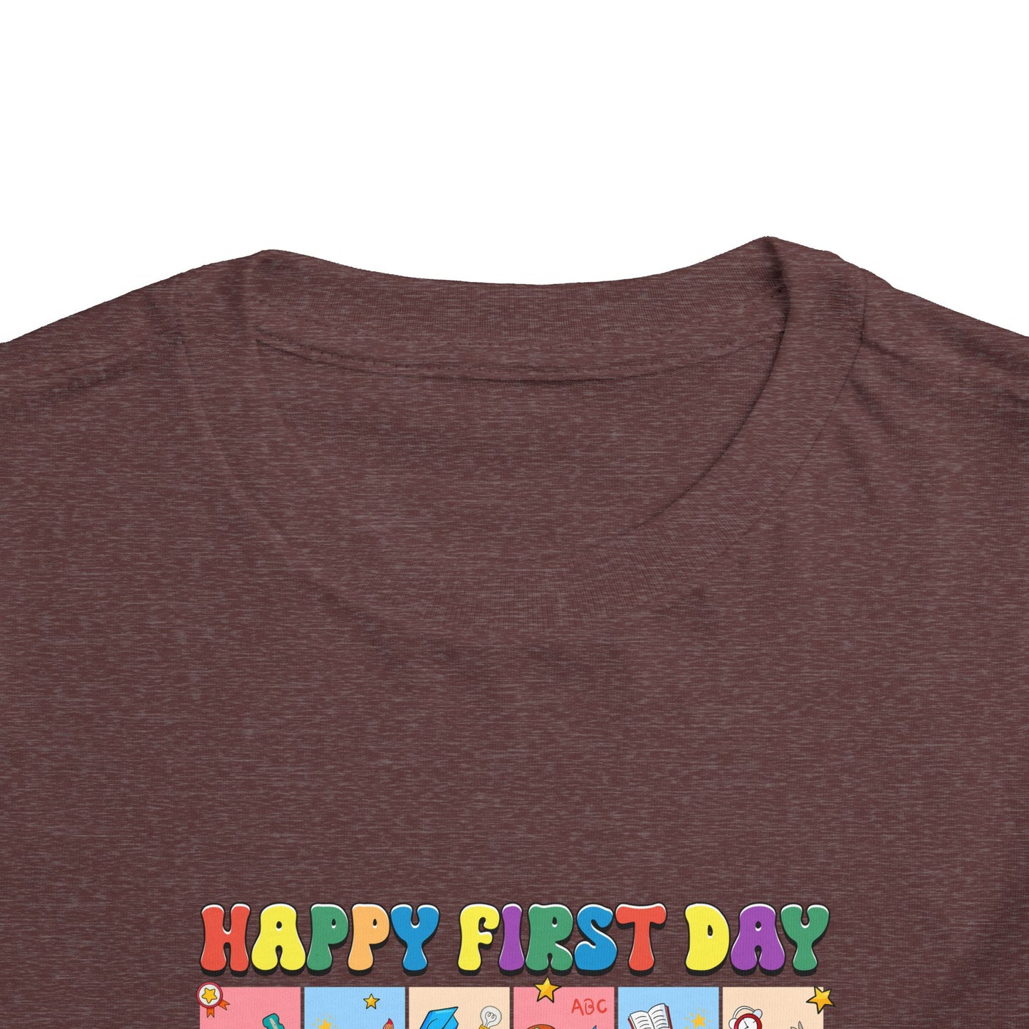 Happy First Day of School Toddler Short Sleeve Tee