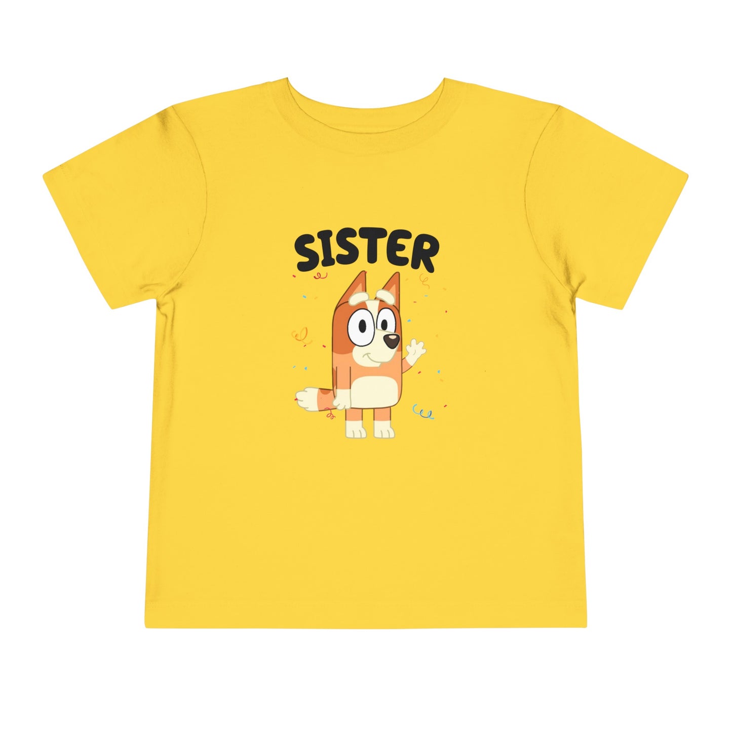 Sister Birthday Toddler Short Sleeve Tee
