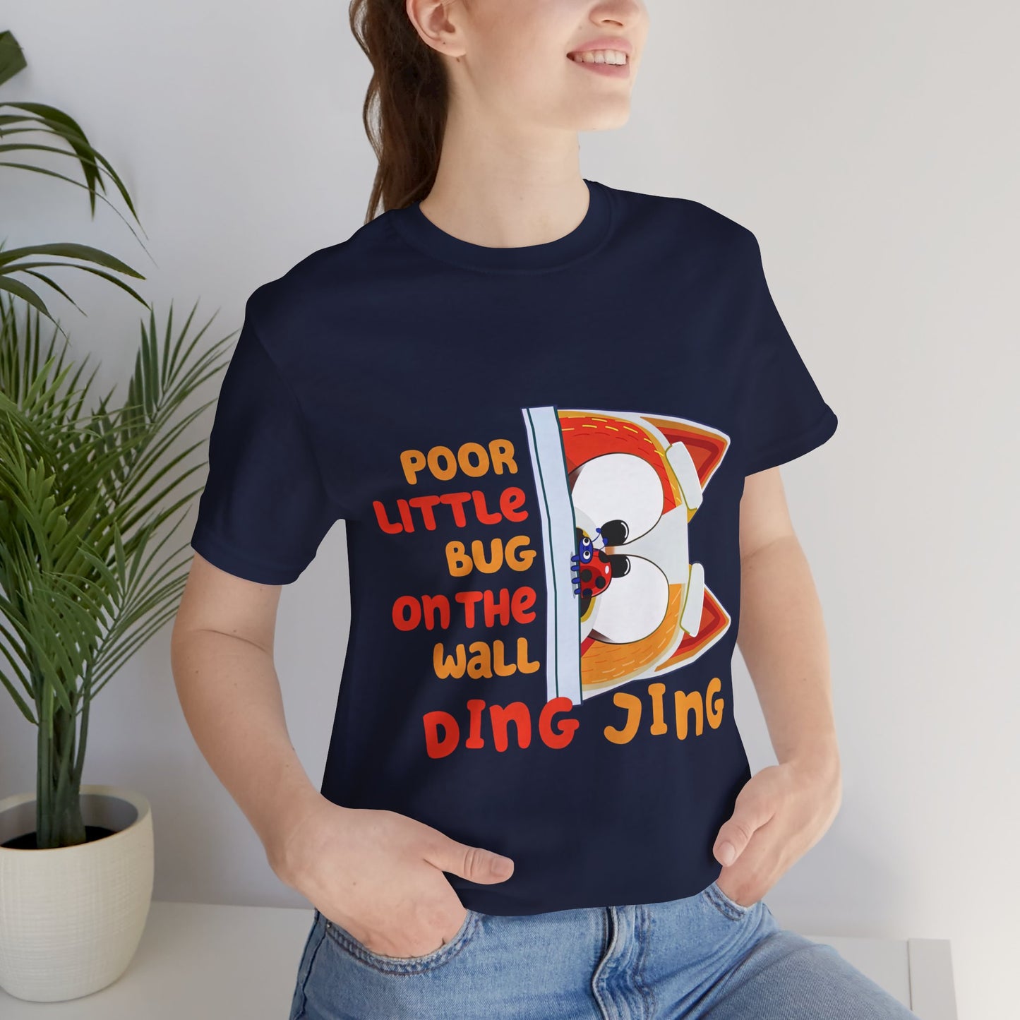 Poor little bug ... DING JING Jersey Short Sleeve Tee
