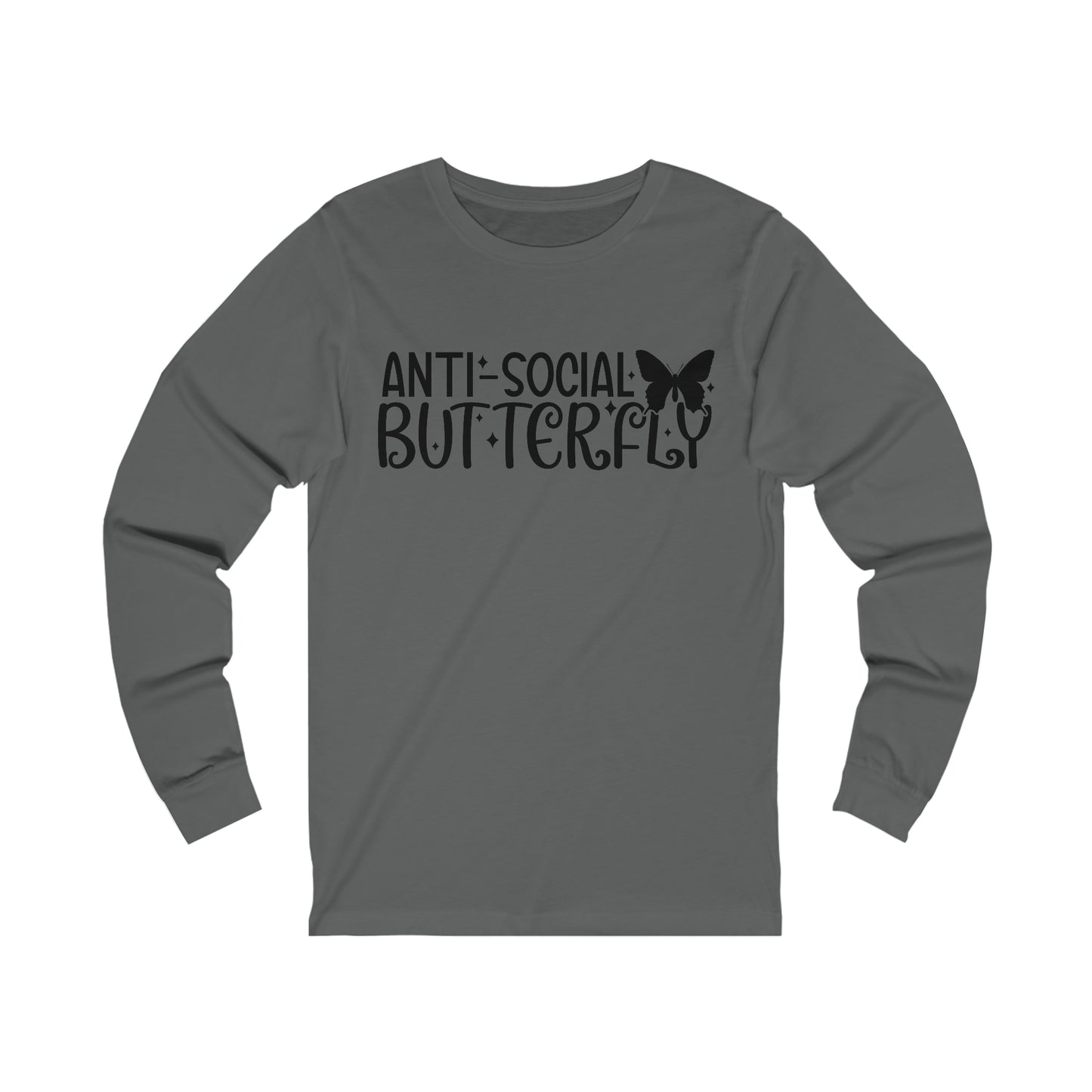 Anti-Social Butterfly Long Sleeve Tee