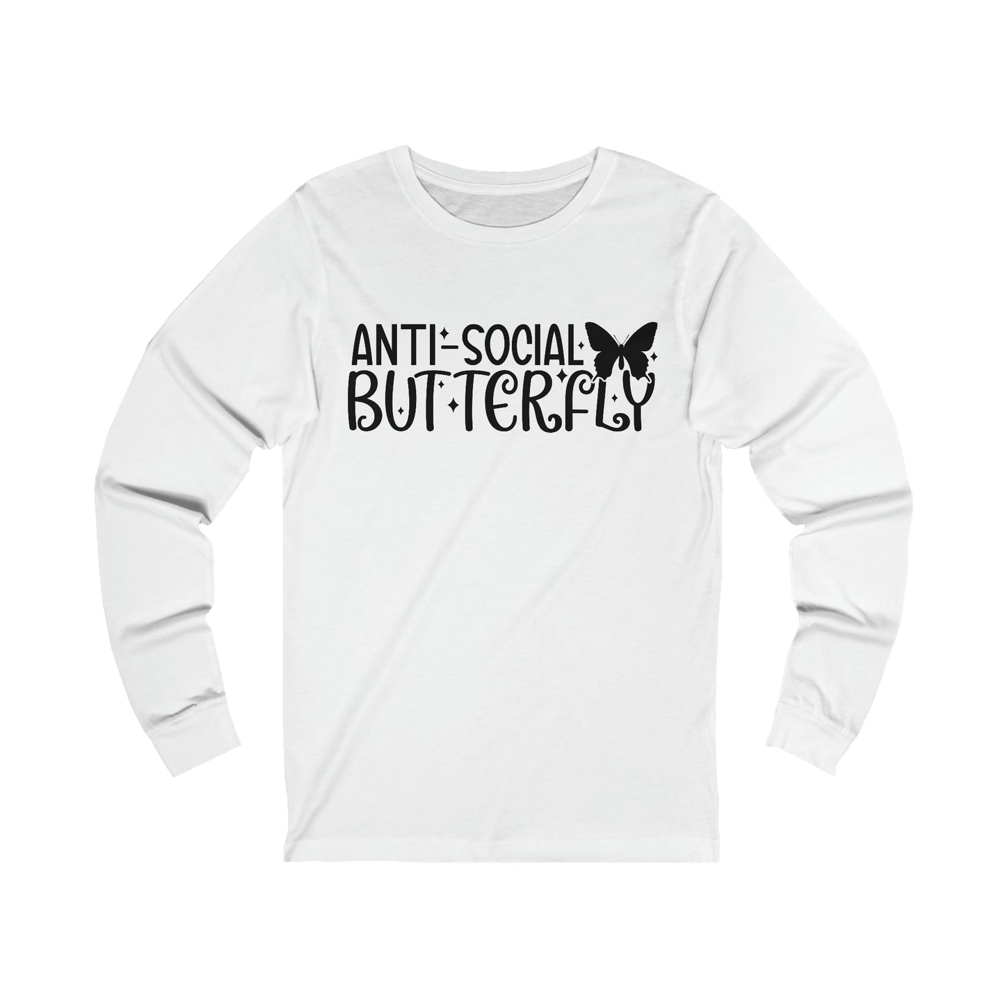 Anti-Social Butterfly Long Sleeve Tee