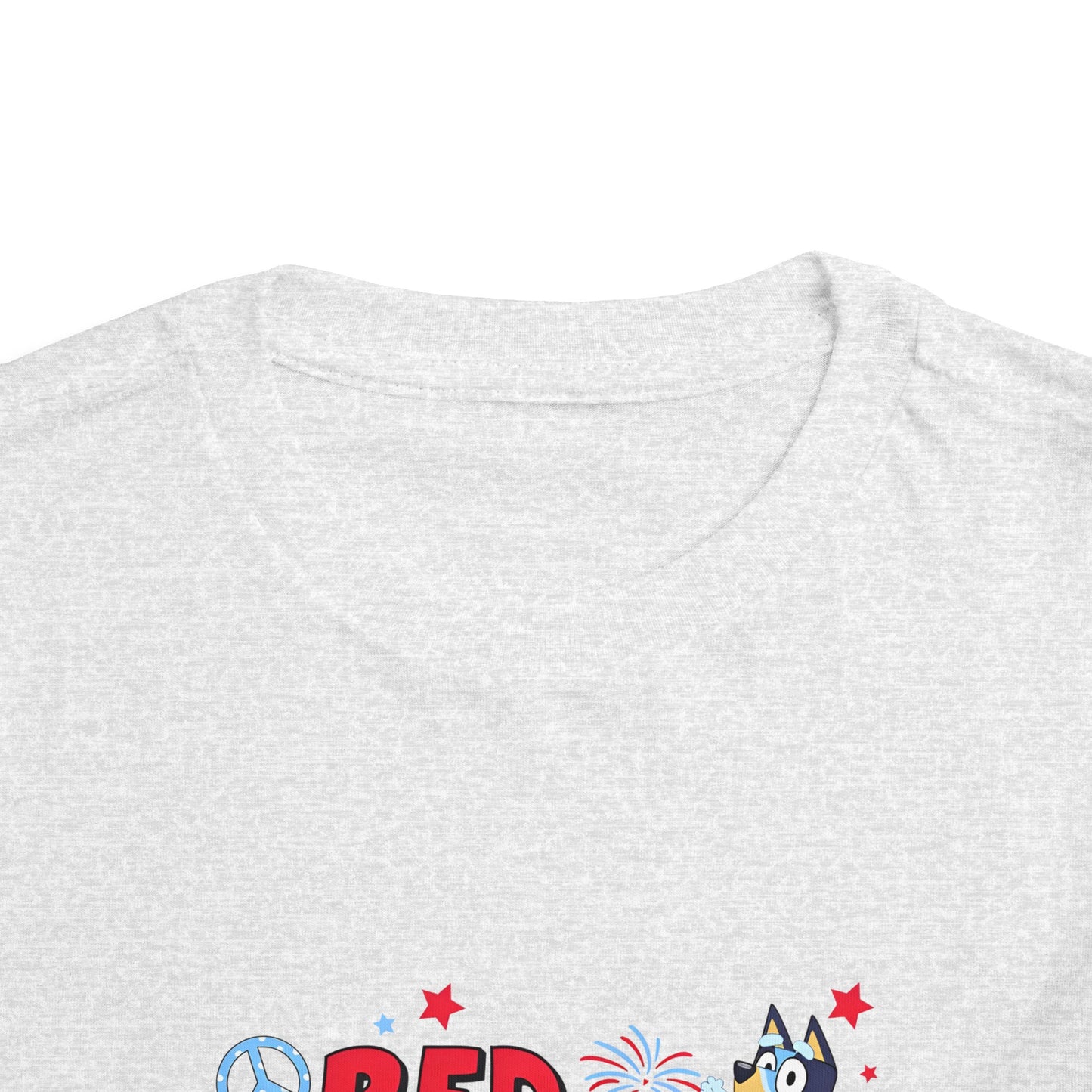 Red, White & Bluey Toddler Short Sleeve Tee