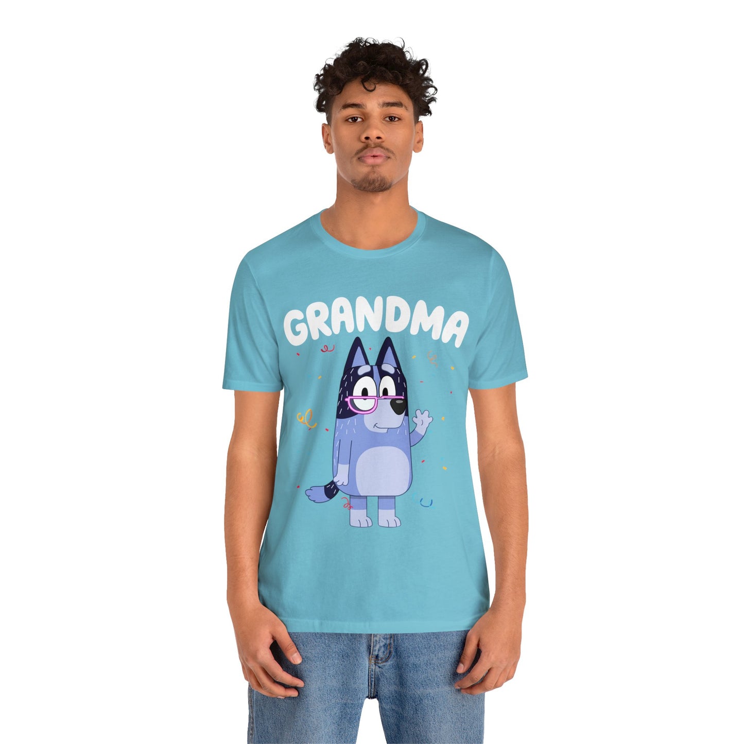 Grandma Bluey Birthday short sleeve Tshirt