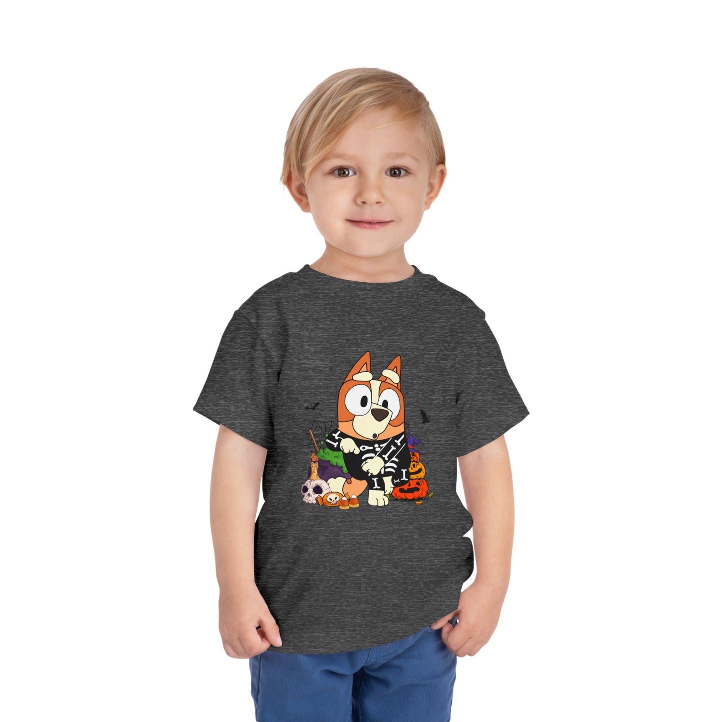 Bingo Halloween Toddler Short Sleeve Tee