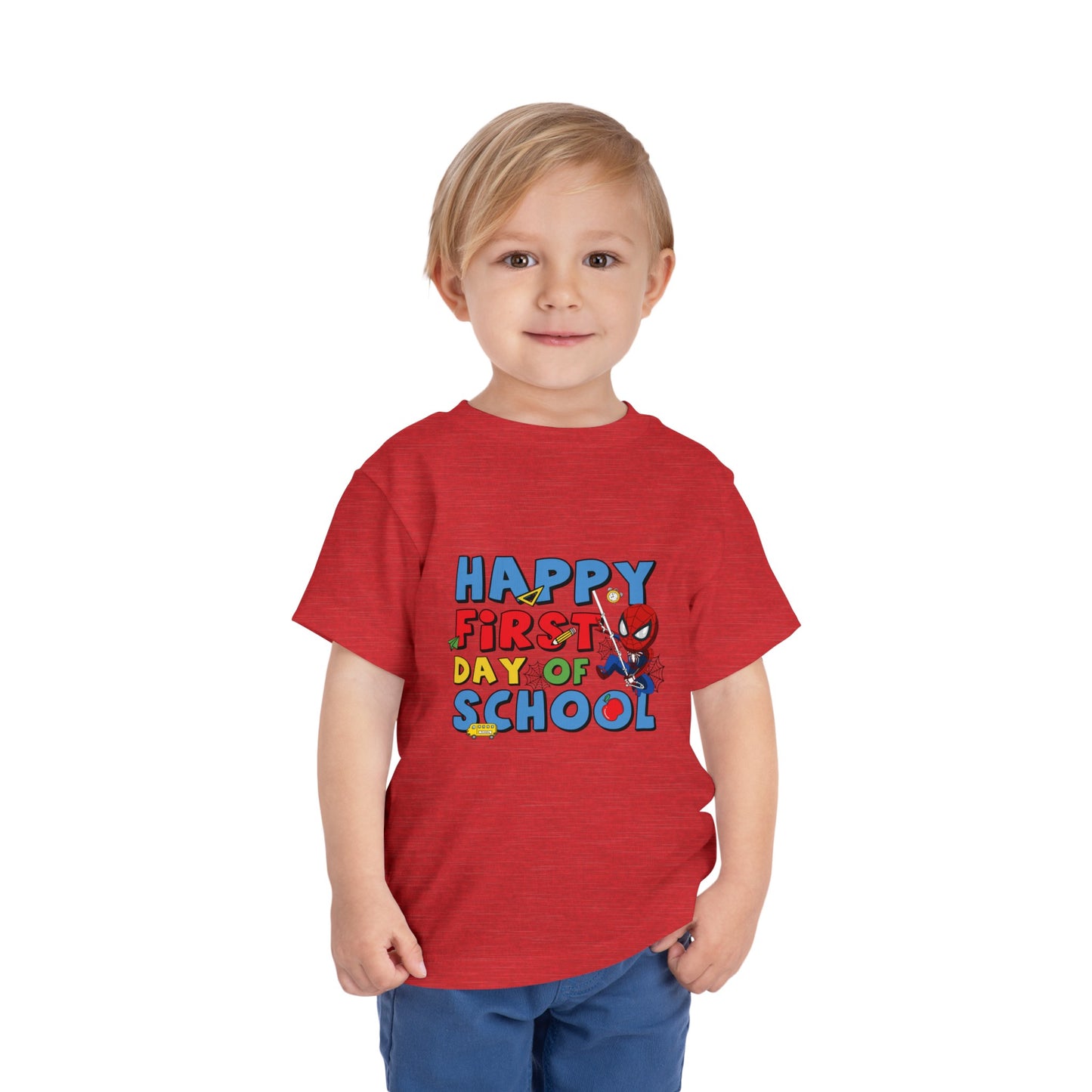 Happy First Day of School Toddler Short Sleeve Tee