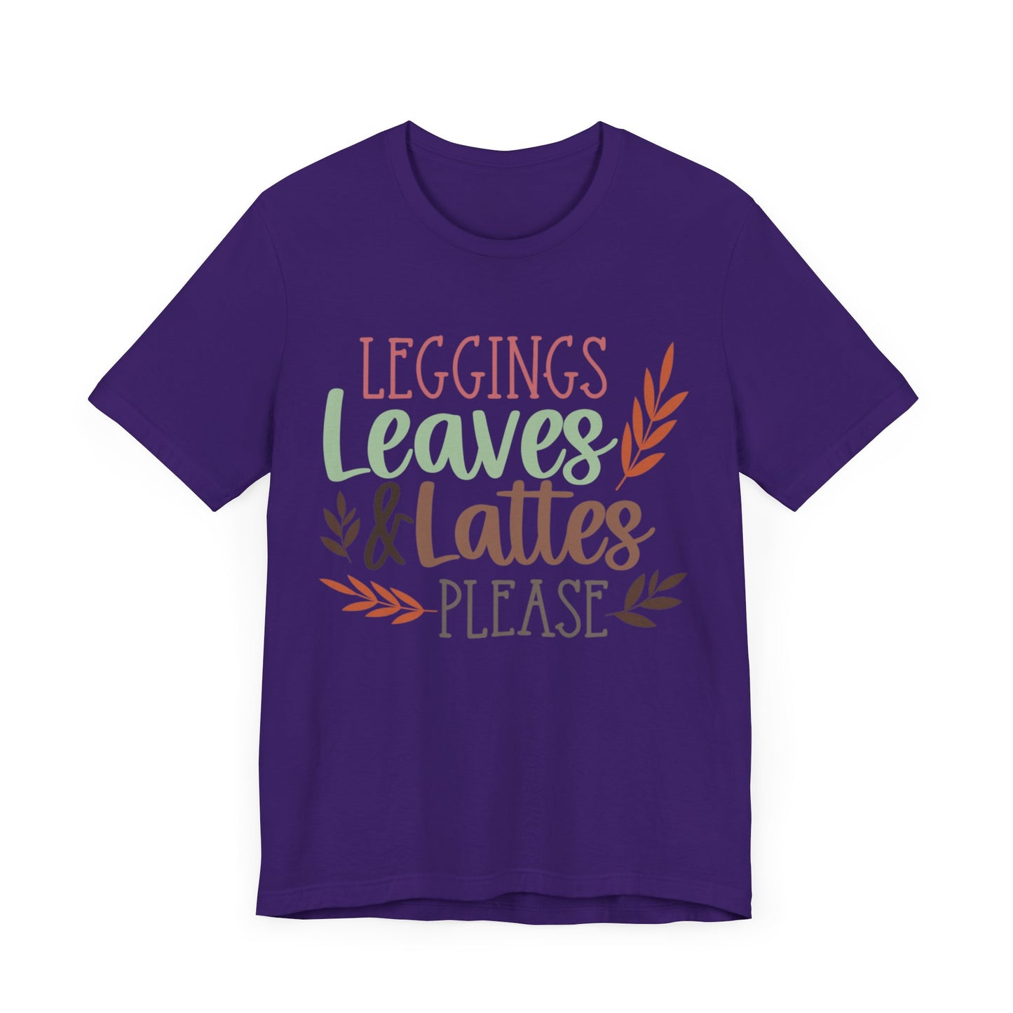 Leggings, Leaves & Lattes Please Jersey Short Sleeve Tee