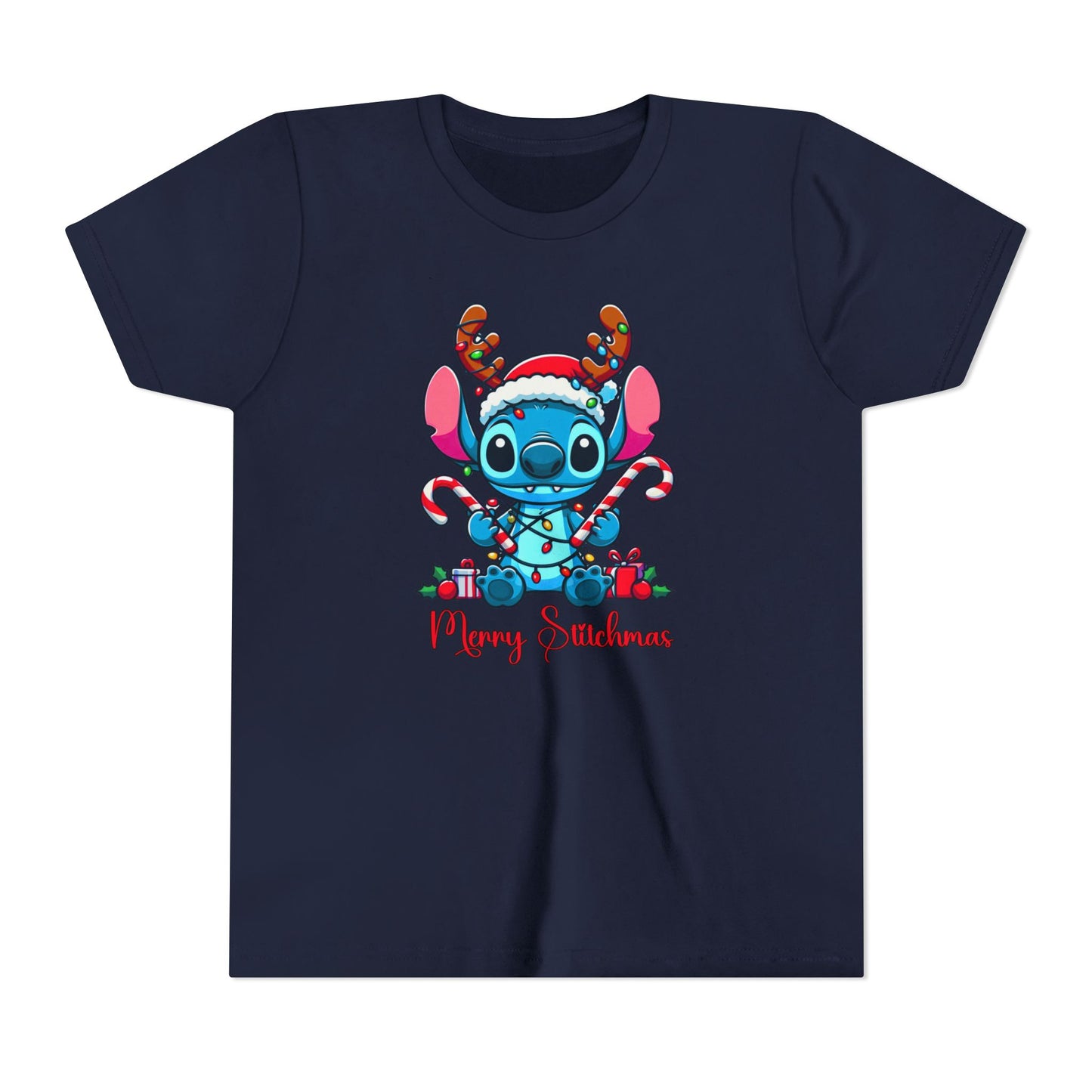 Merry Stitchmas Youth Short Sleeve Tee