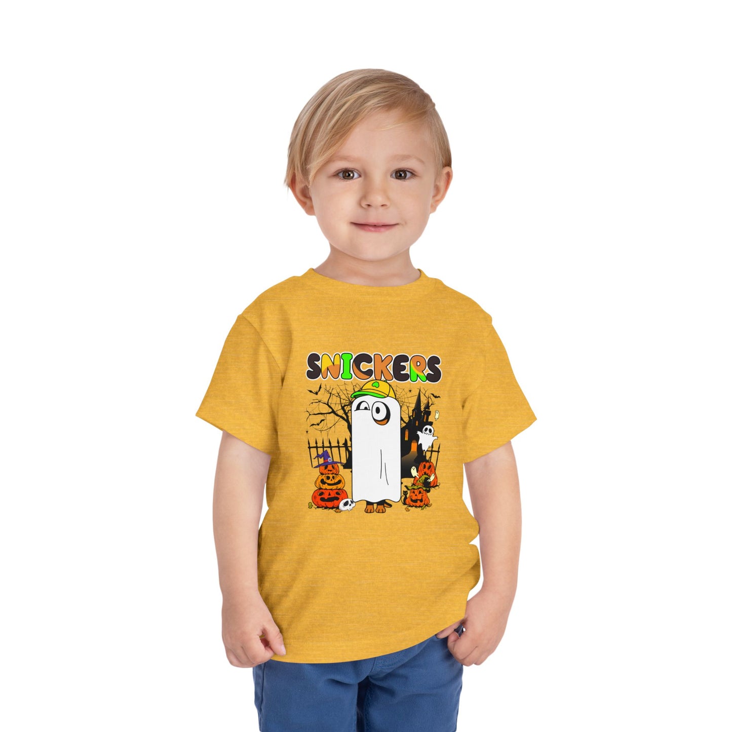 Snickers Ghost Toddler Short Sleeve Tee