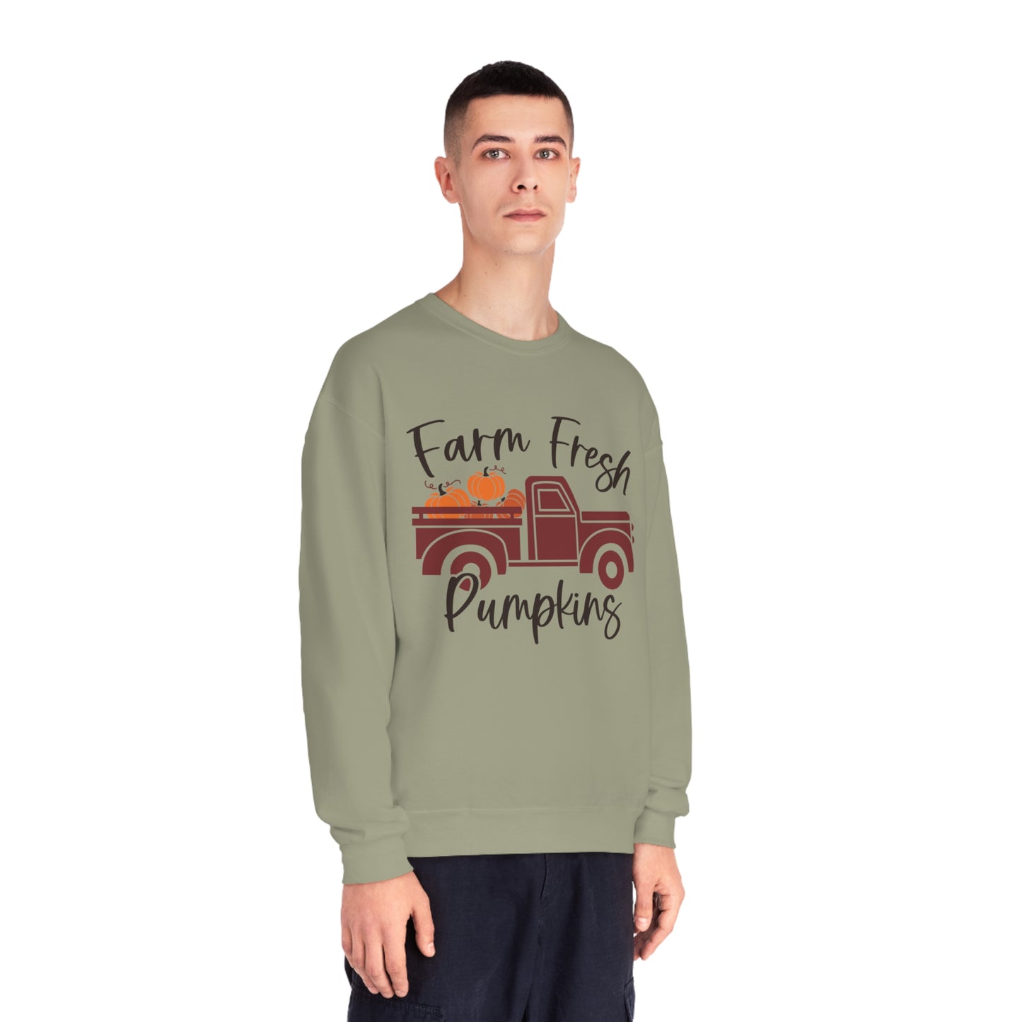 Farm Fresh Pumpkins Crewneck Sweatshirt