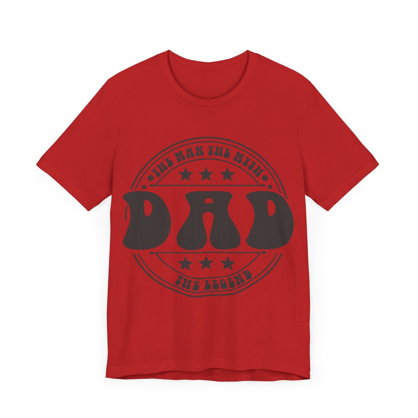DAD  The Man. The Myth. The Legend Jersey Short Sleeve Tee