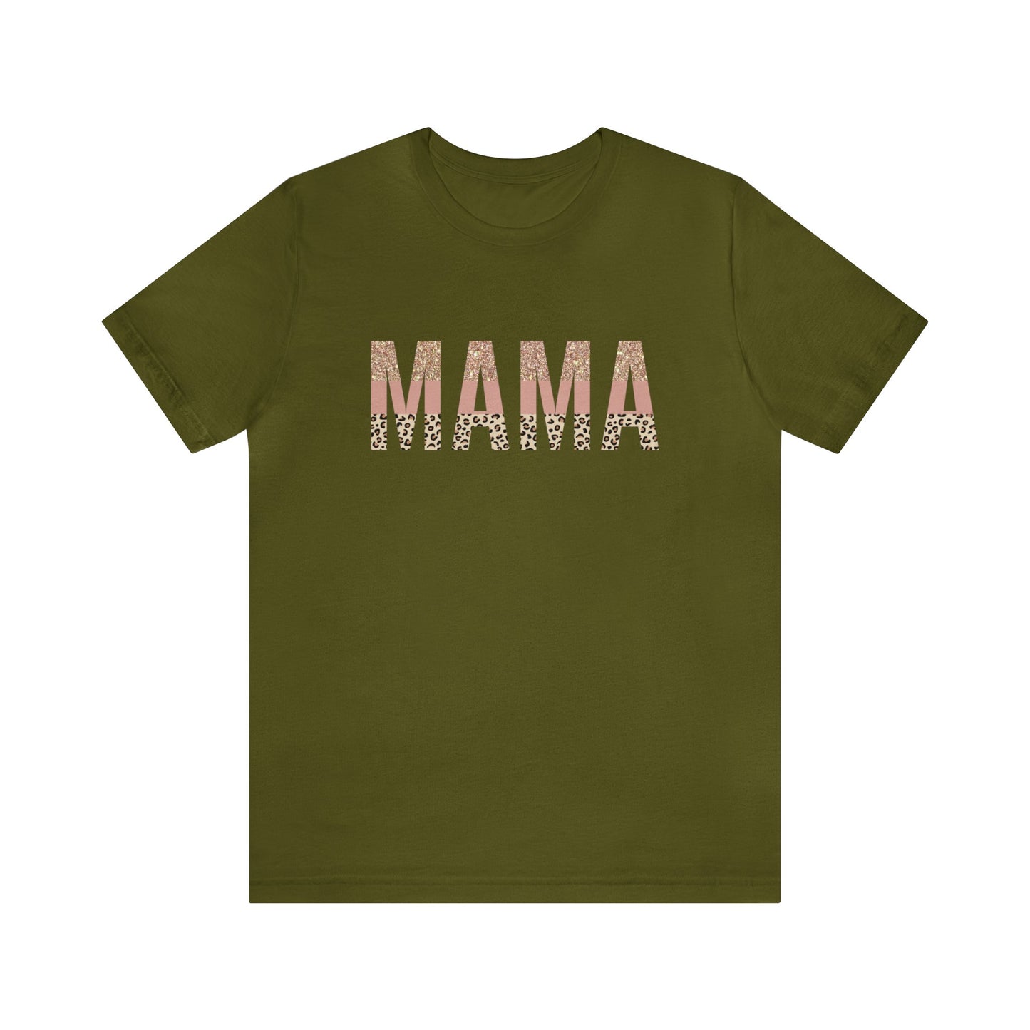 MAMA Leopard print short sleeve tshirt