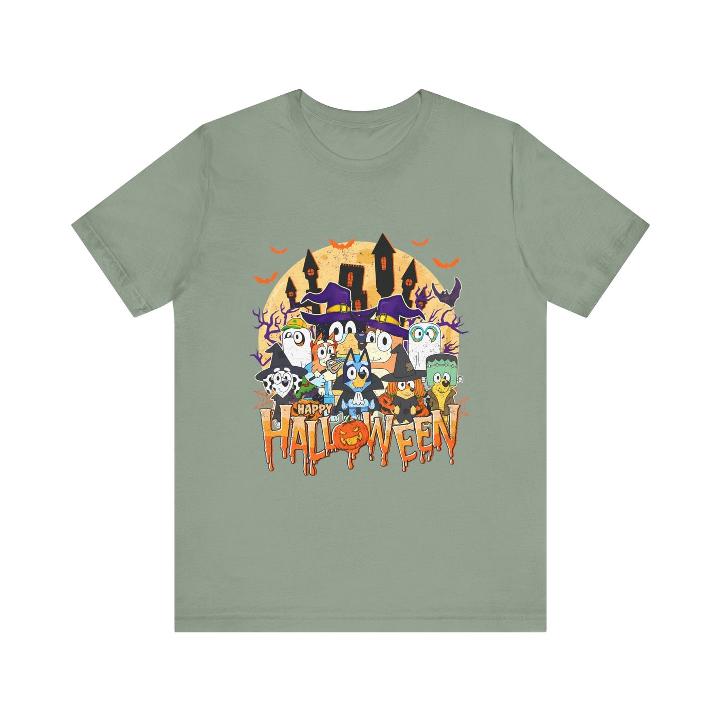 Happy Halloween Jersey Short Sleeve Tee