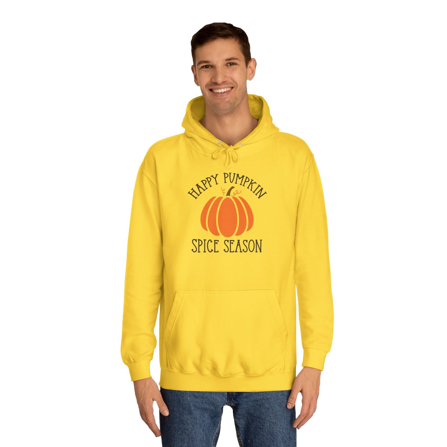 Happy Pumpkin Spice Season College Hoodie