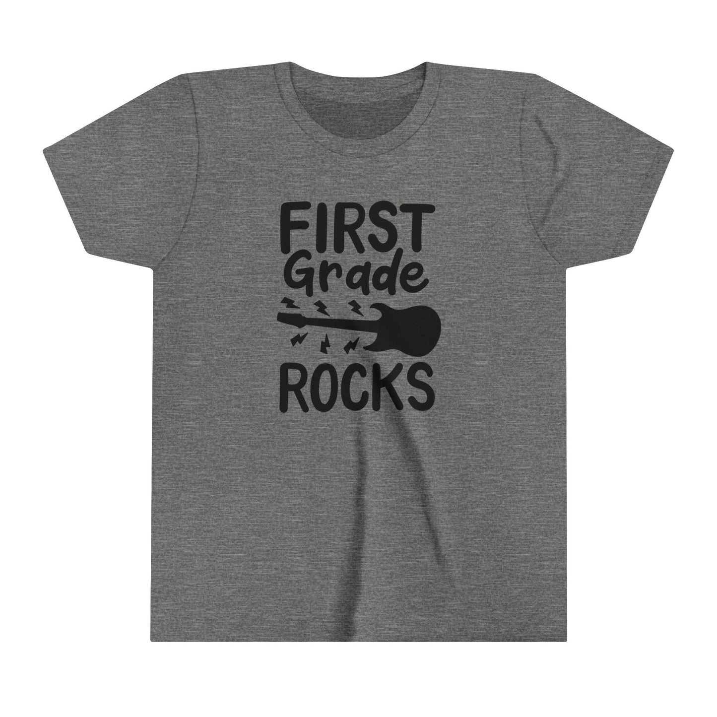 First Grade Rocks Youth Short Sleeve Tee