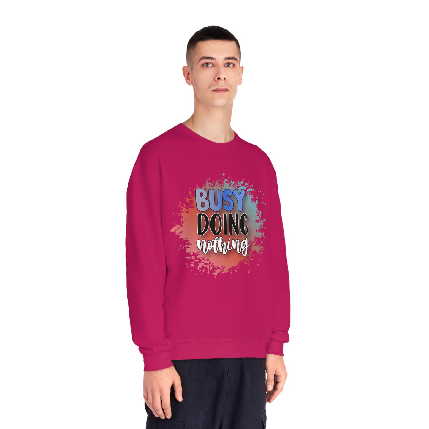 Busy Doing Nothing Crewneck Sweatshirt