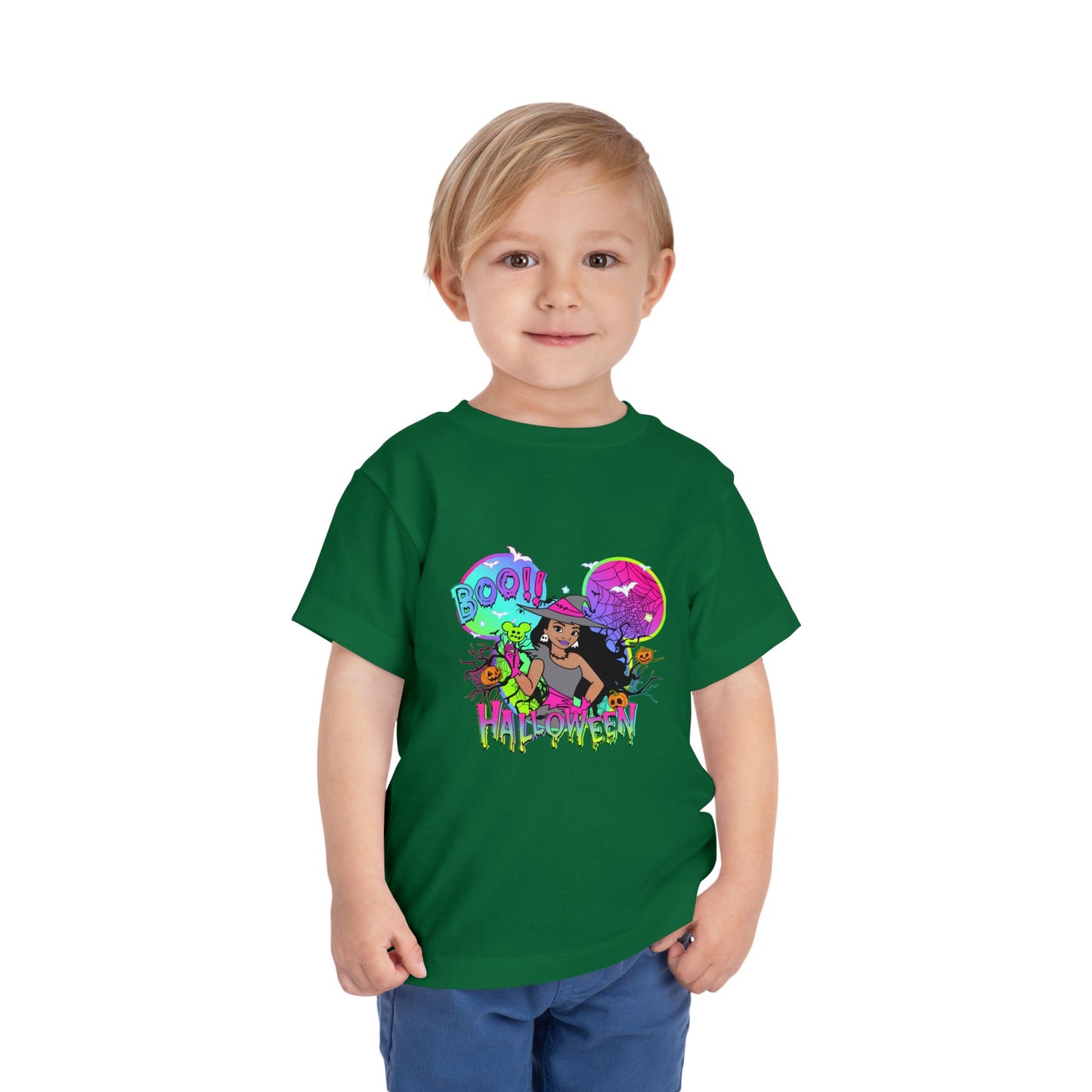 Moana Boo! Halloween Toddler Short Sleeve Tee