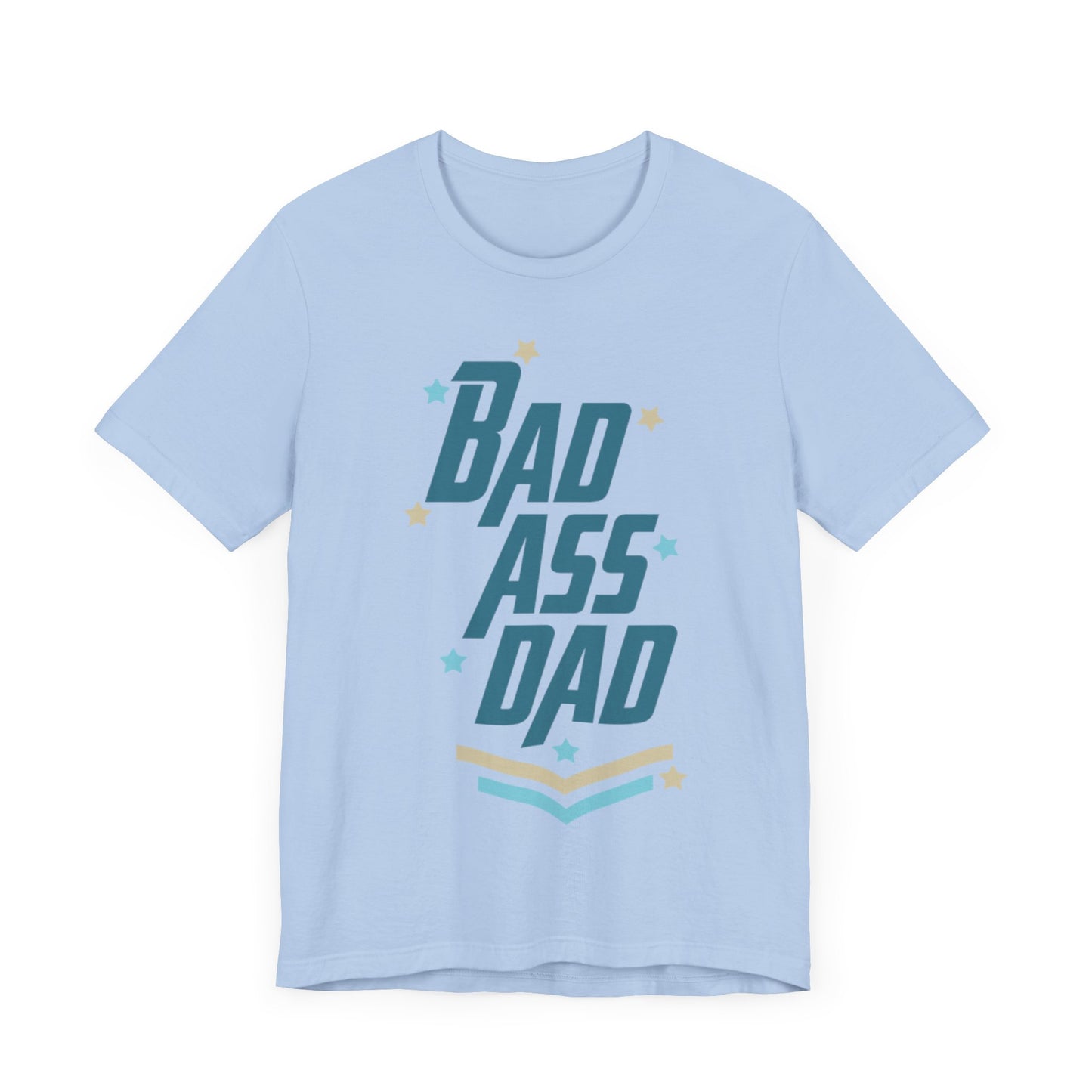 Bad Ass Dad Jersey Short Sleeve Tee