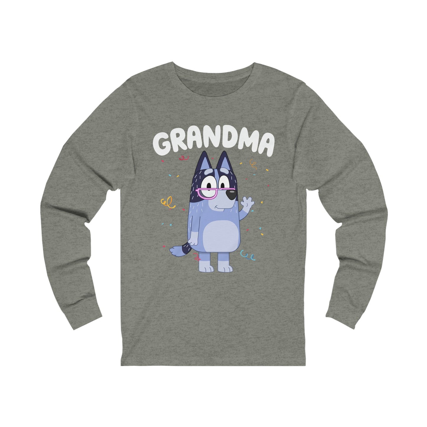 Grandma Bluey Birthday long sleeve Tshirt