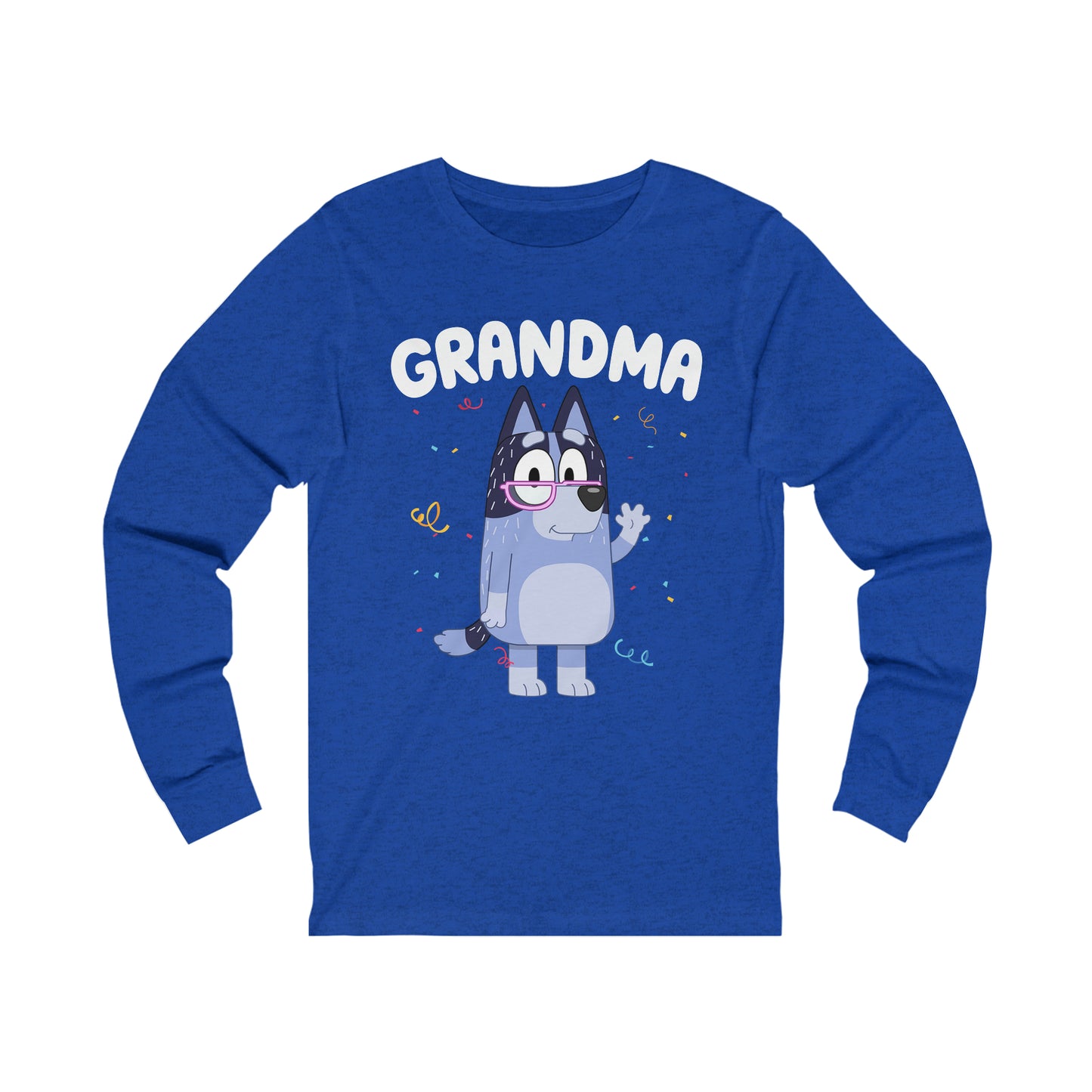 Grandma Bluey Birthday long sleeve Tshirt
