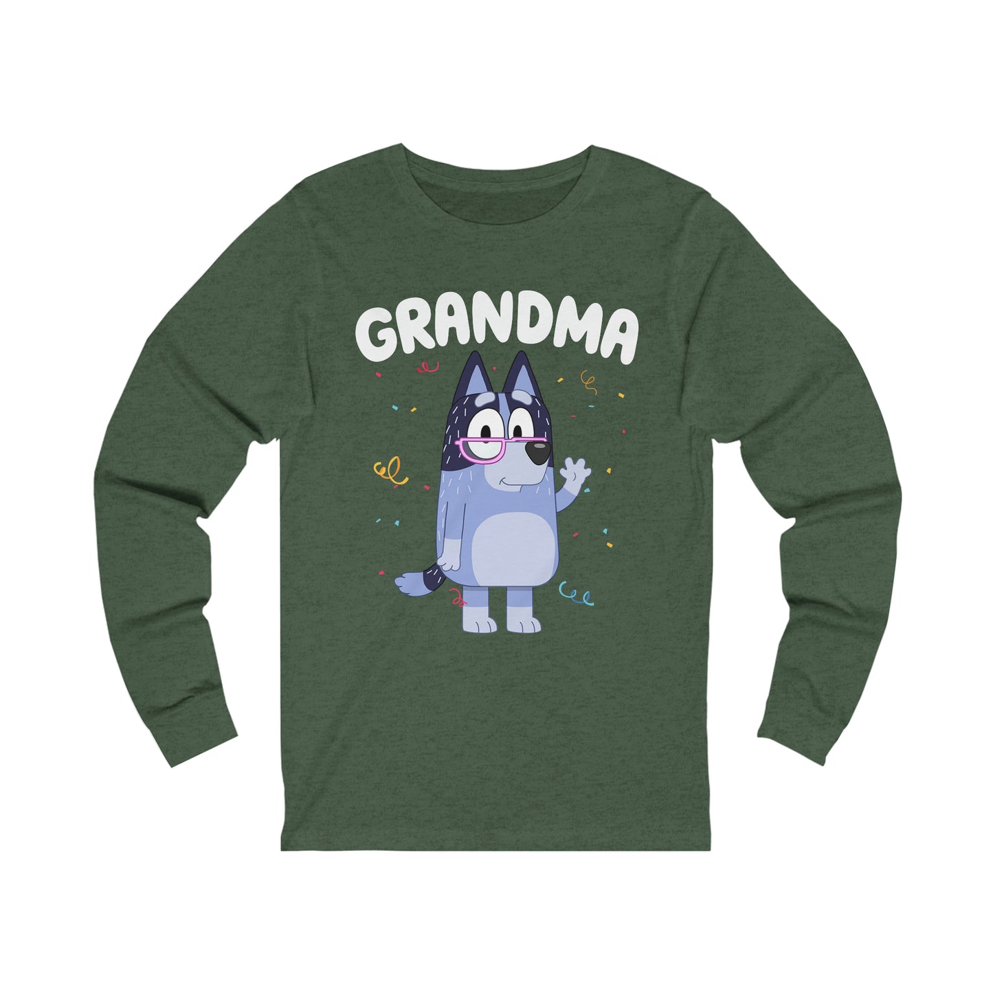 Grandma Bluey Birthday long sleeve Tshirt