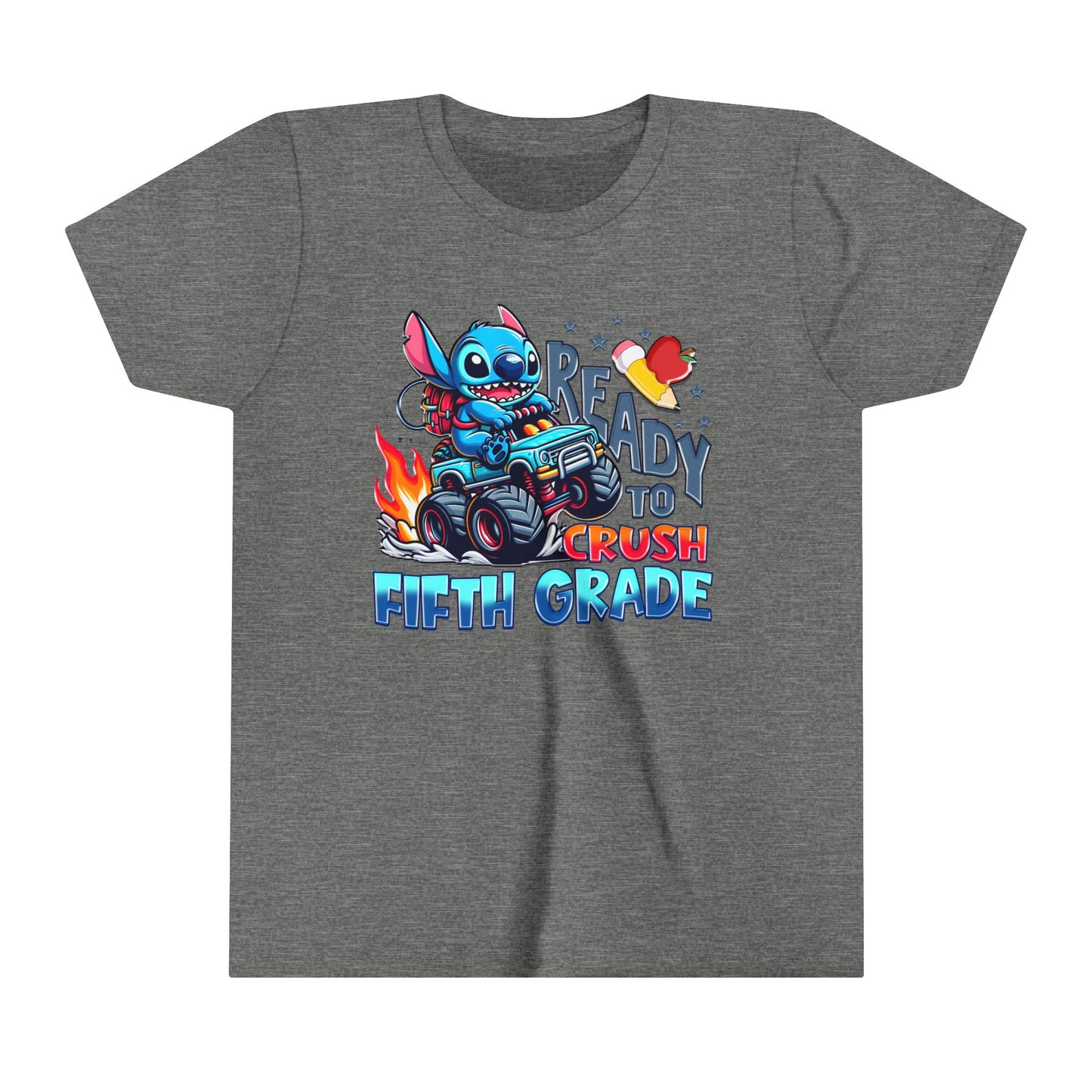 Ready to Crush Fifth Grade Youth Short Sleeve Tee