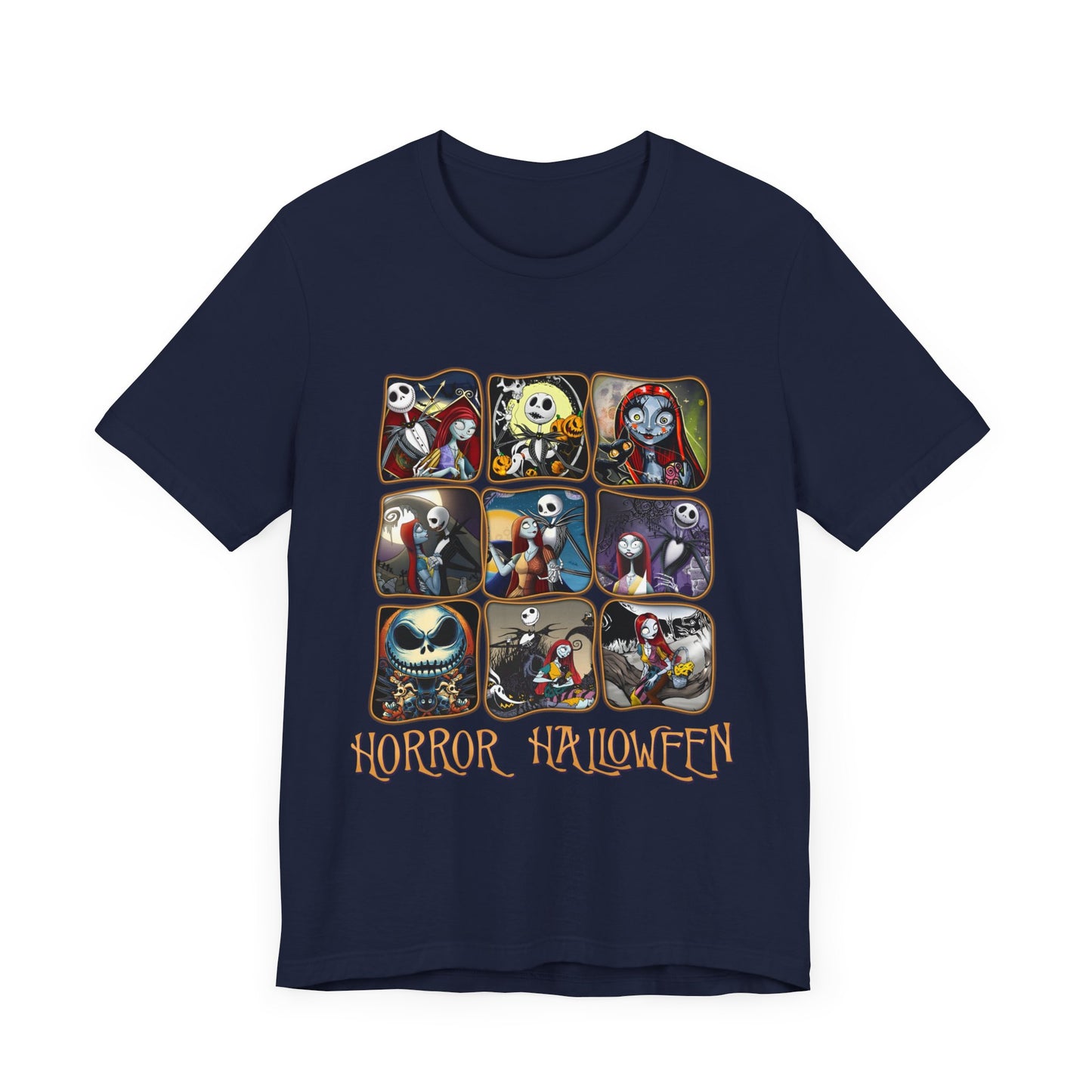 Horror Halloween Jersey Short Sleeve Tee