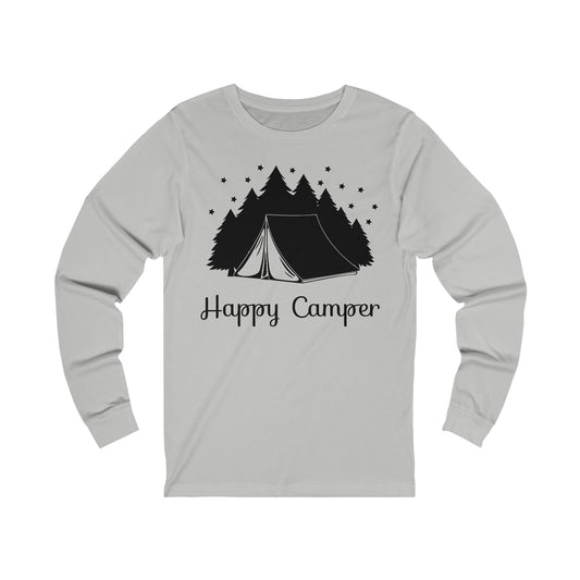 Happy Camper Long Sleeve Tshirt