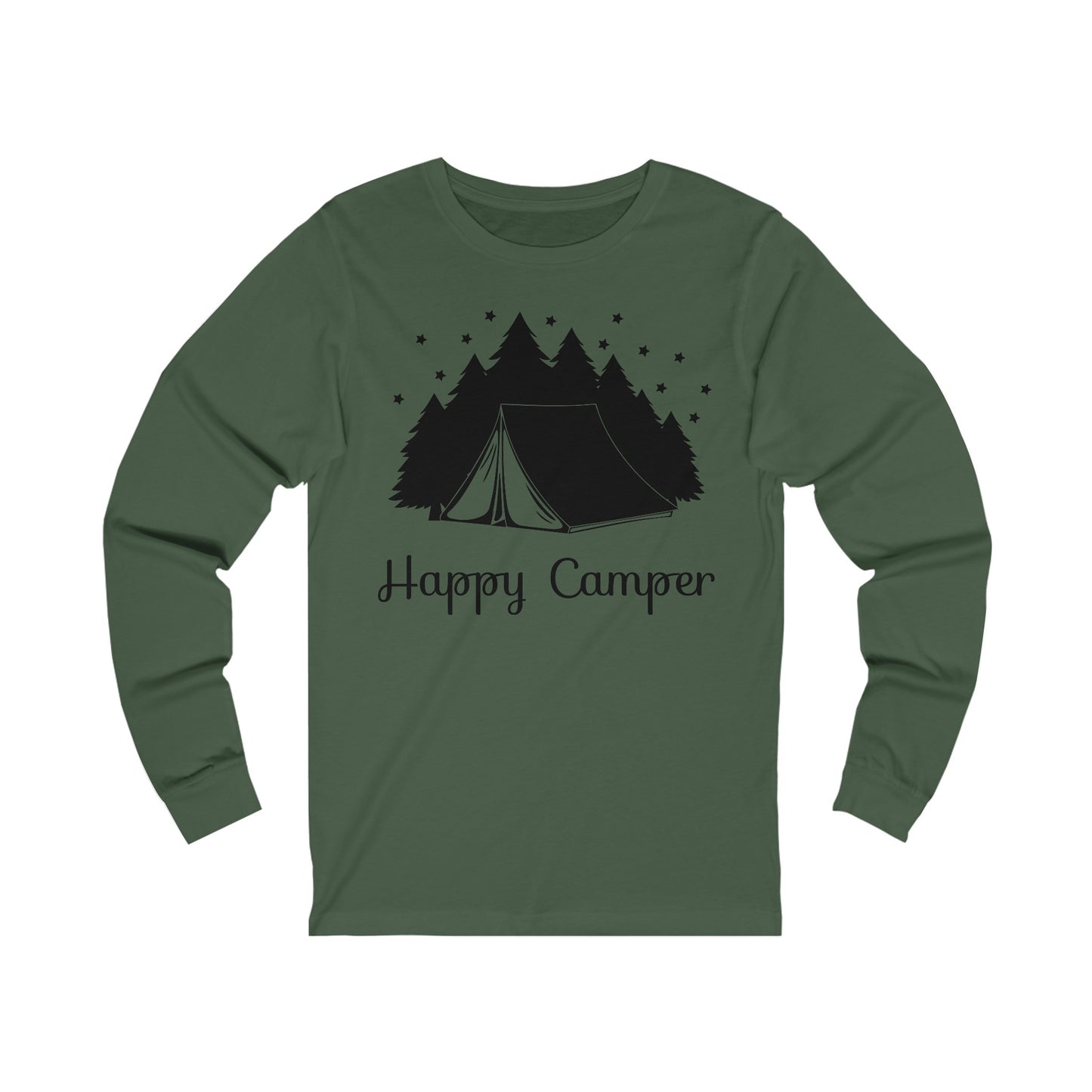 Happy Camper Long Sleeve Tshirt