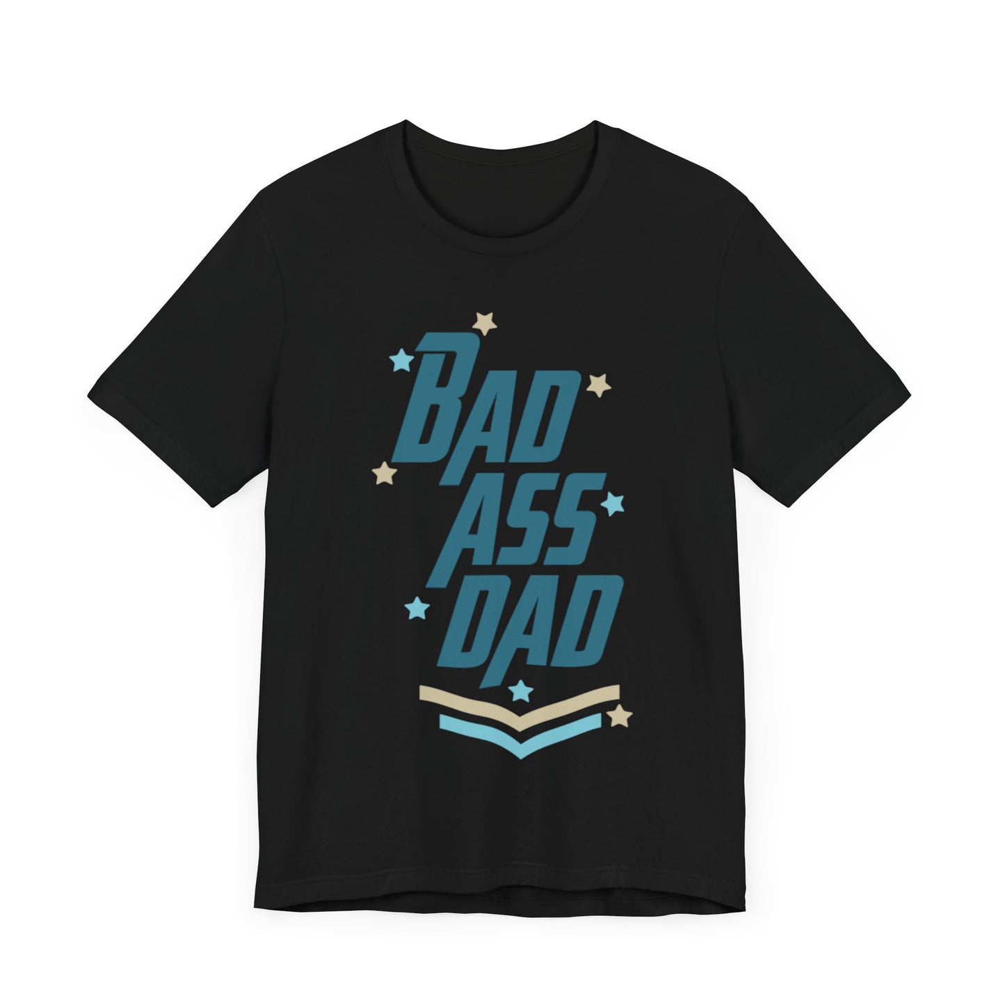 Bad Ass Dad Jersey Short Sleeve Tee