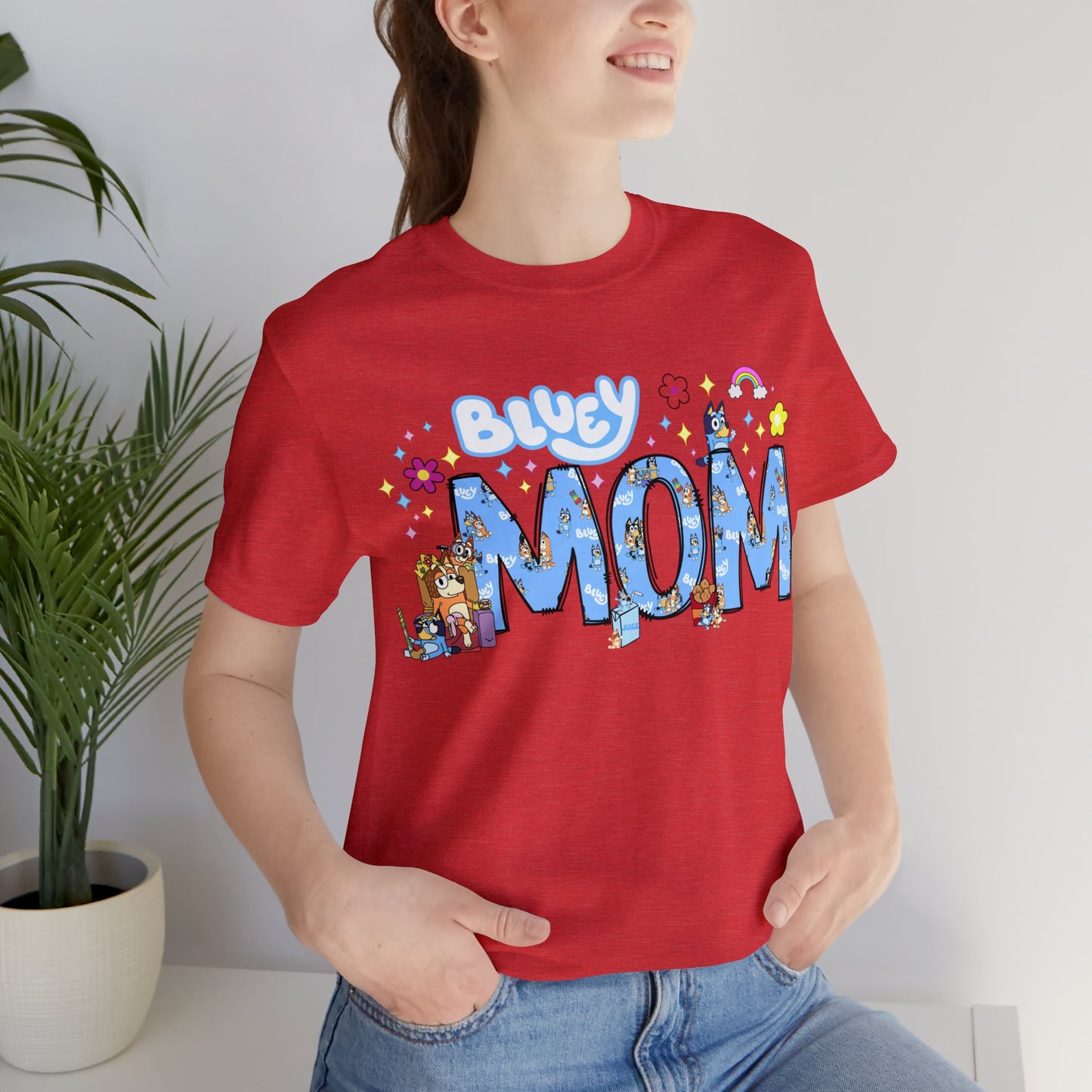 BLUEY MOM AFFIRMATIONS short sleeve tshirt