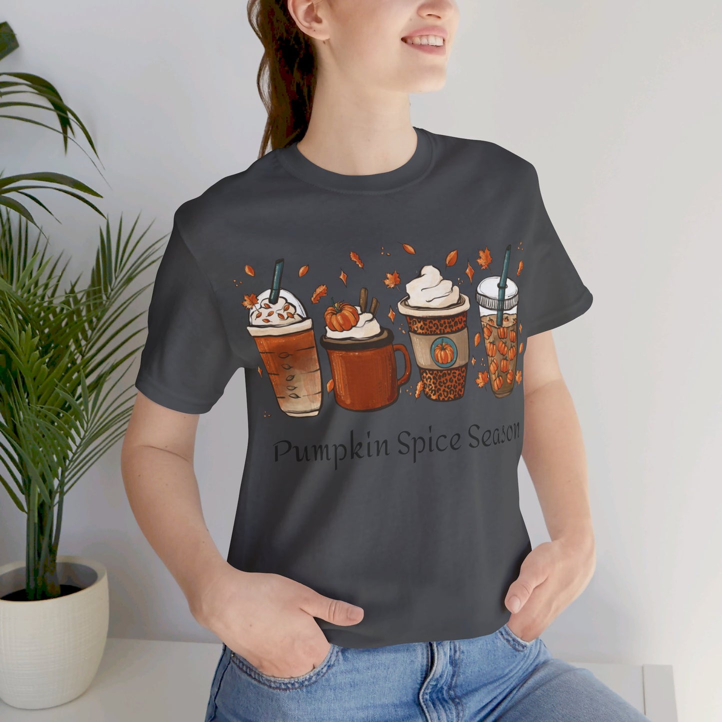 Pumpkin Spice Season Jersey Short Sleeve Tee