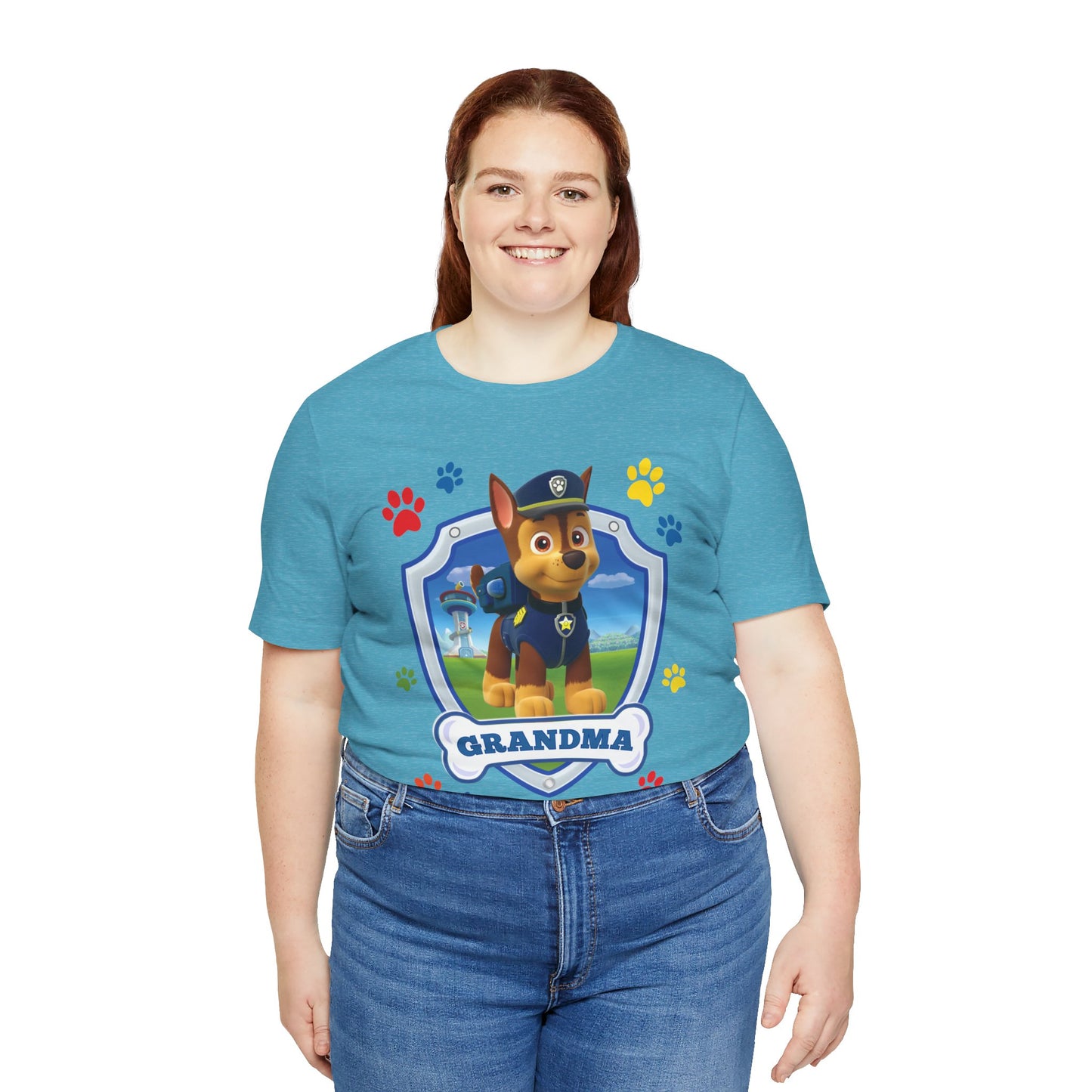 Grandma of the Birthday Boy Jersey Short Sleeve Tee