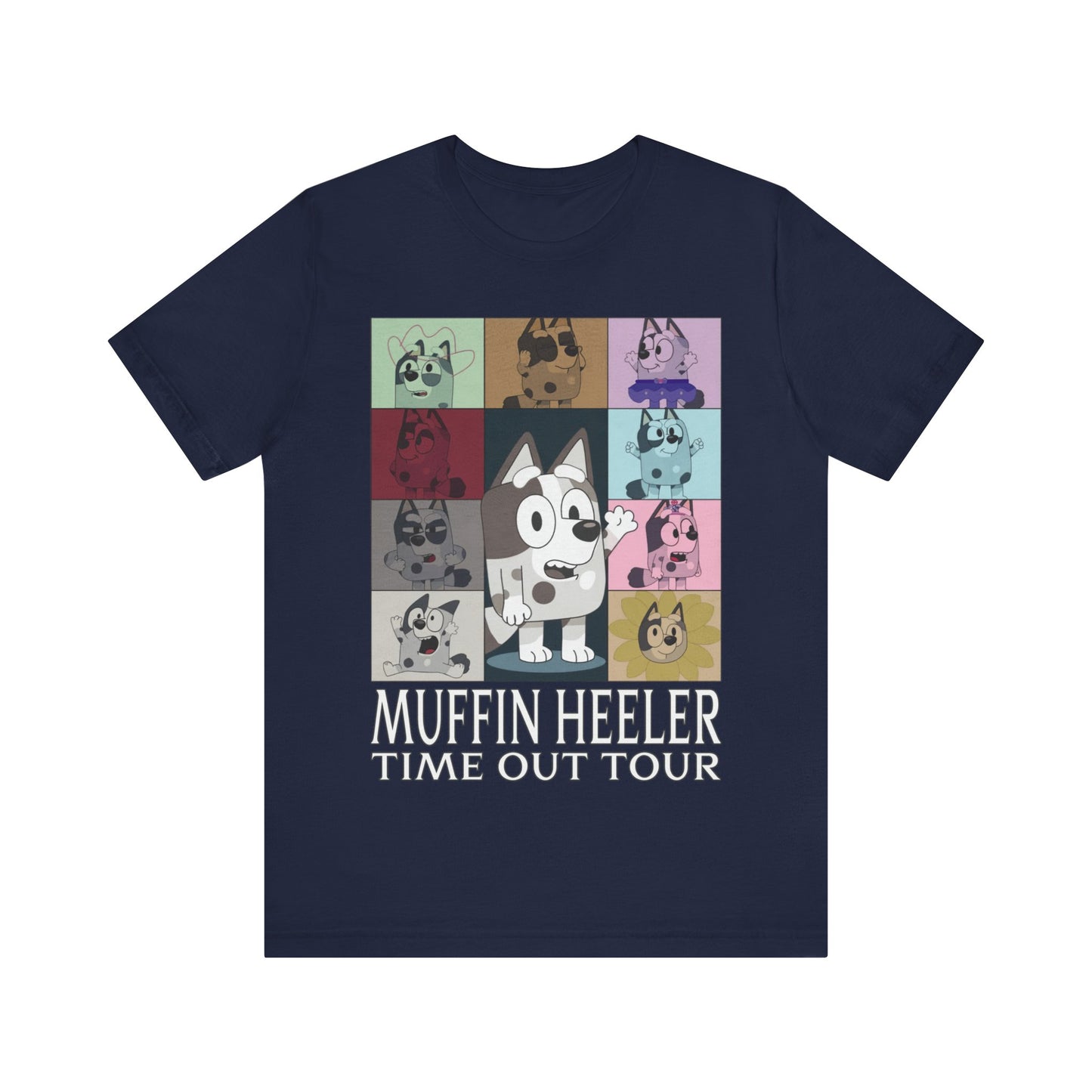 Muffin Heeler Time Out Tour Jersey Short Sleeve Tee