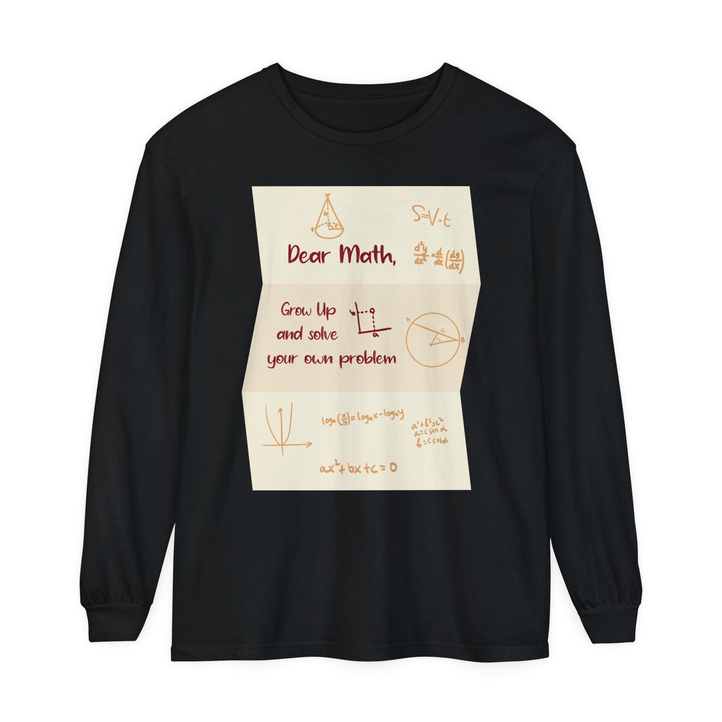 Dear Math Long Sleeve T-Shirt