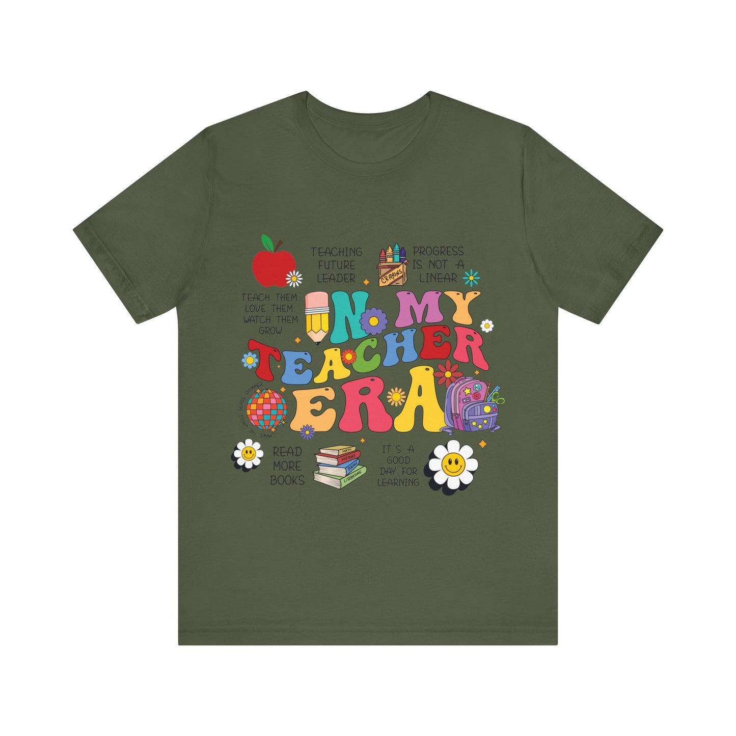 In My Teacher Era Jersey Short Sleeve Tee