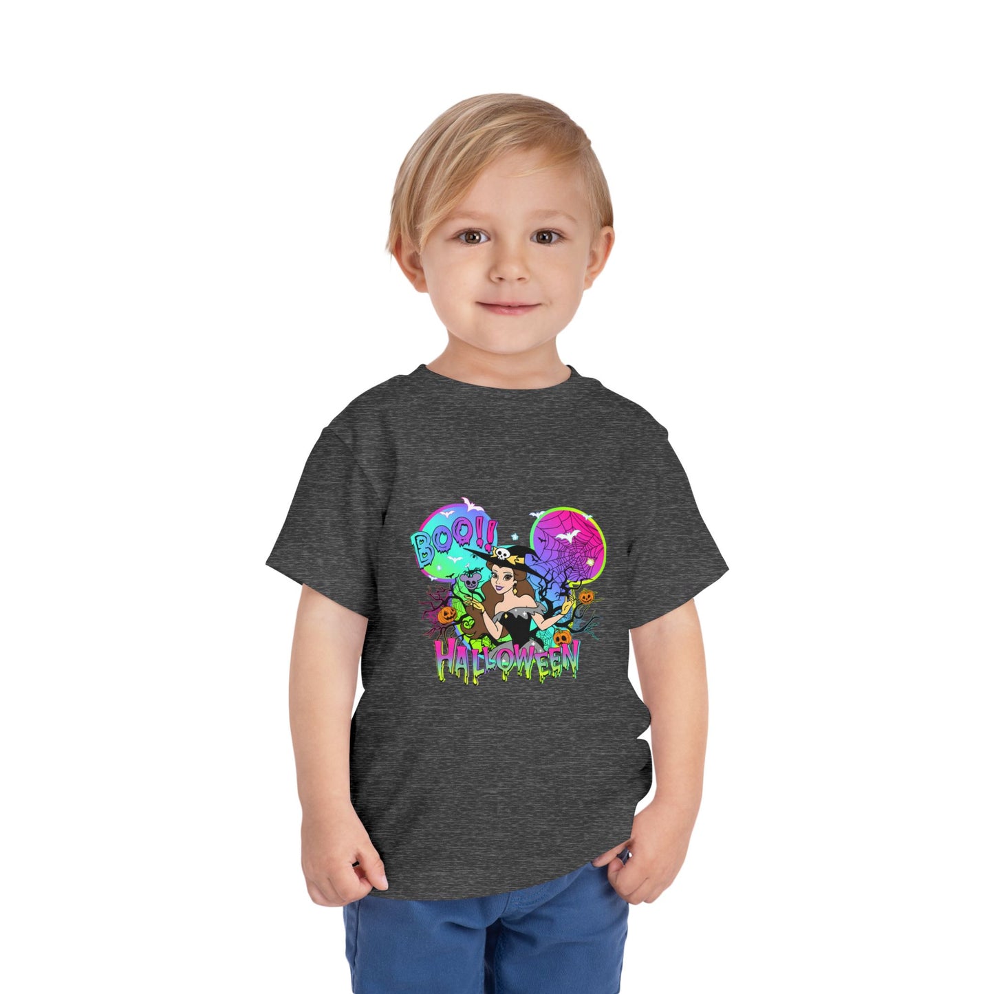 Belle Boo! Halloween Toddler Short Sleeve Tee