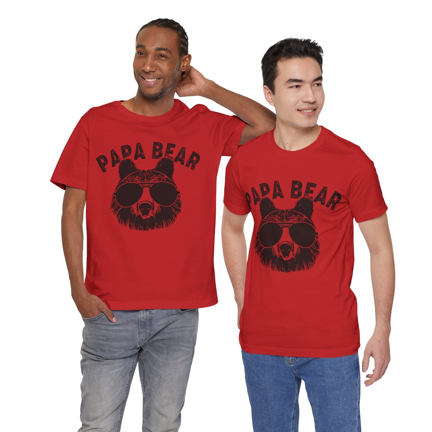 Papa Bear Jersey Short Sleeve Tee