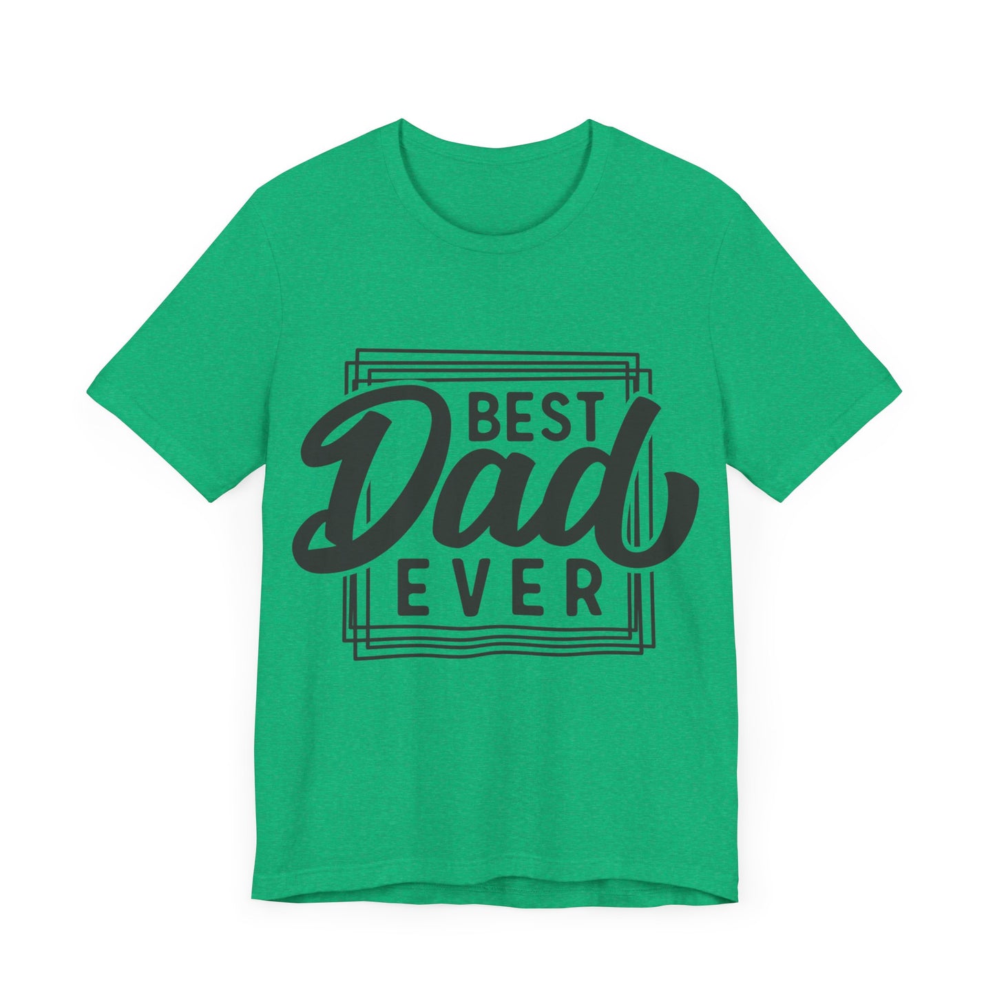 Best Dad Ever Jersey Short Sleeve Tee
