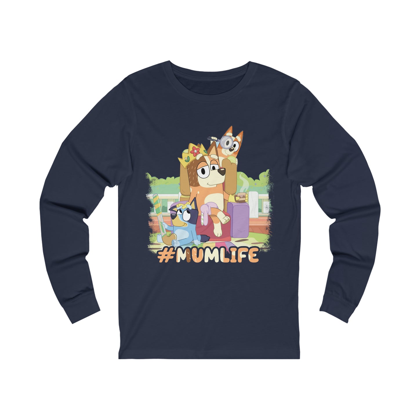 Mum Life Long Sleeve Tshirt